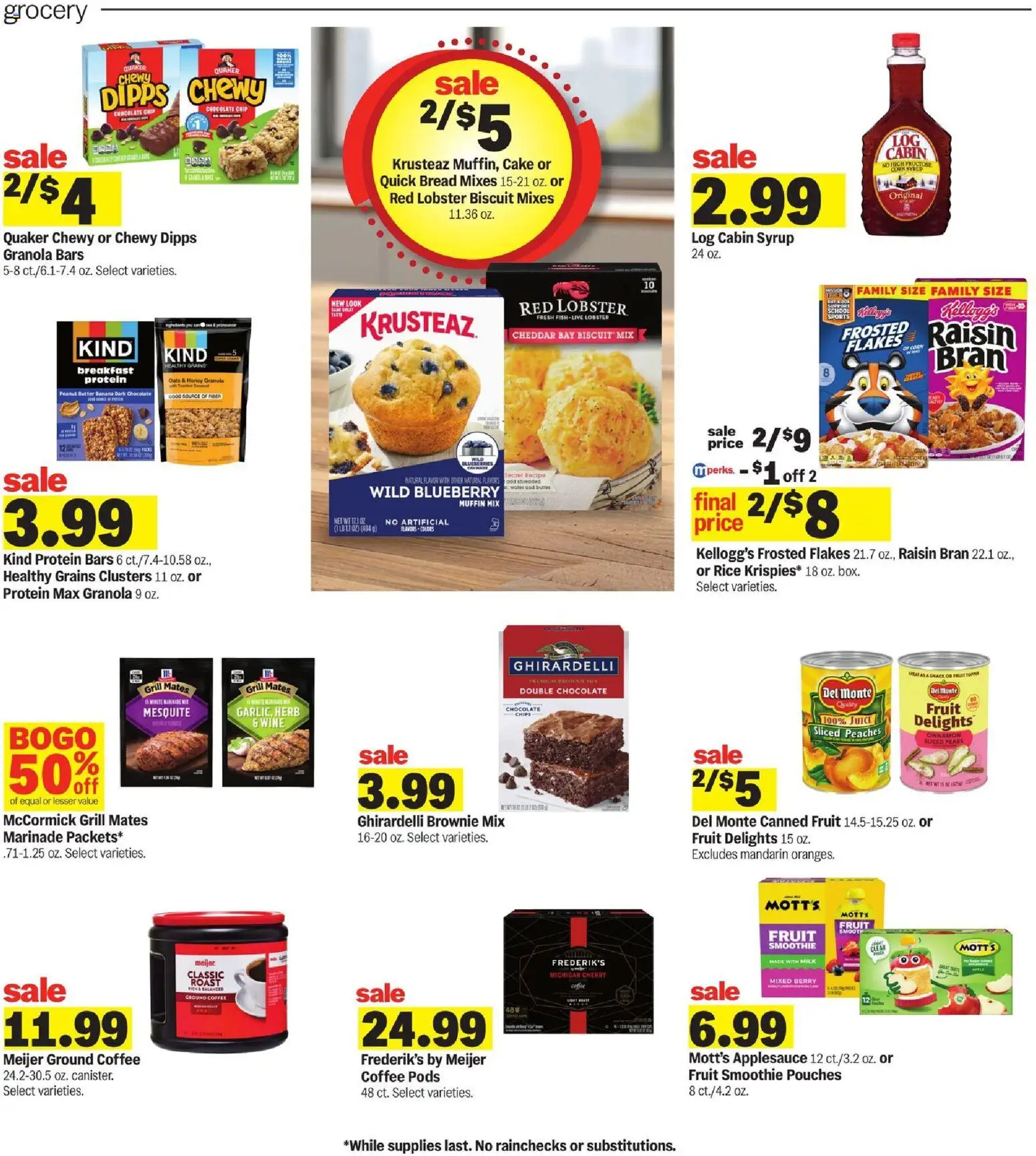 Meijer Weekly Ad - valid from 09/09/2026 | Page: 10 | Products: Milk, Cake, Muffin, Pears