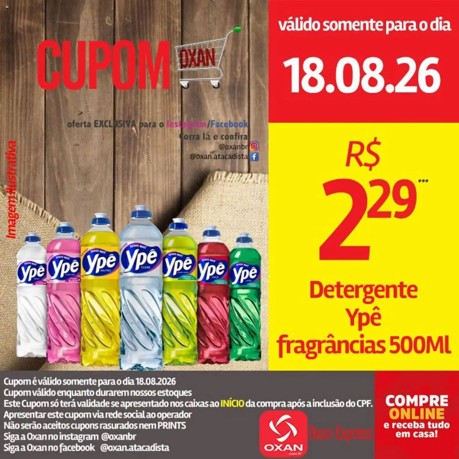 Oxan Atacadista Folheto - válido de 18/08/2026 | Página: 11 | Produtos: Detergente