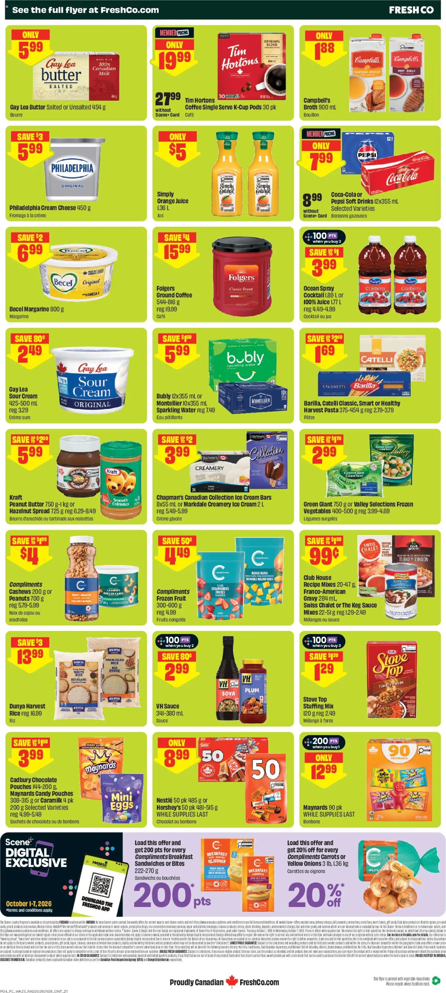 FreshCo flyer valid from Oct 1, 2026 | Page: 2