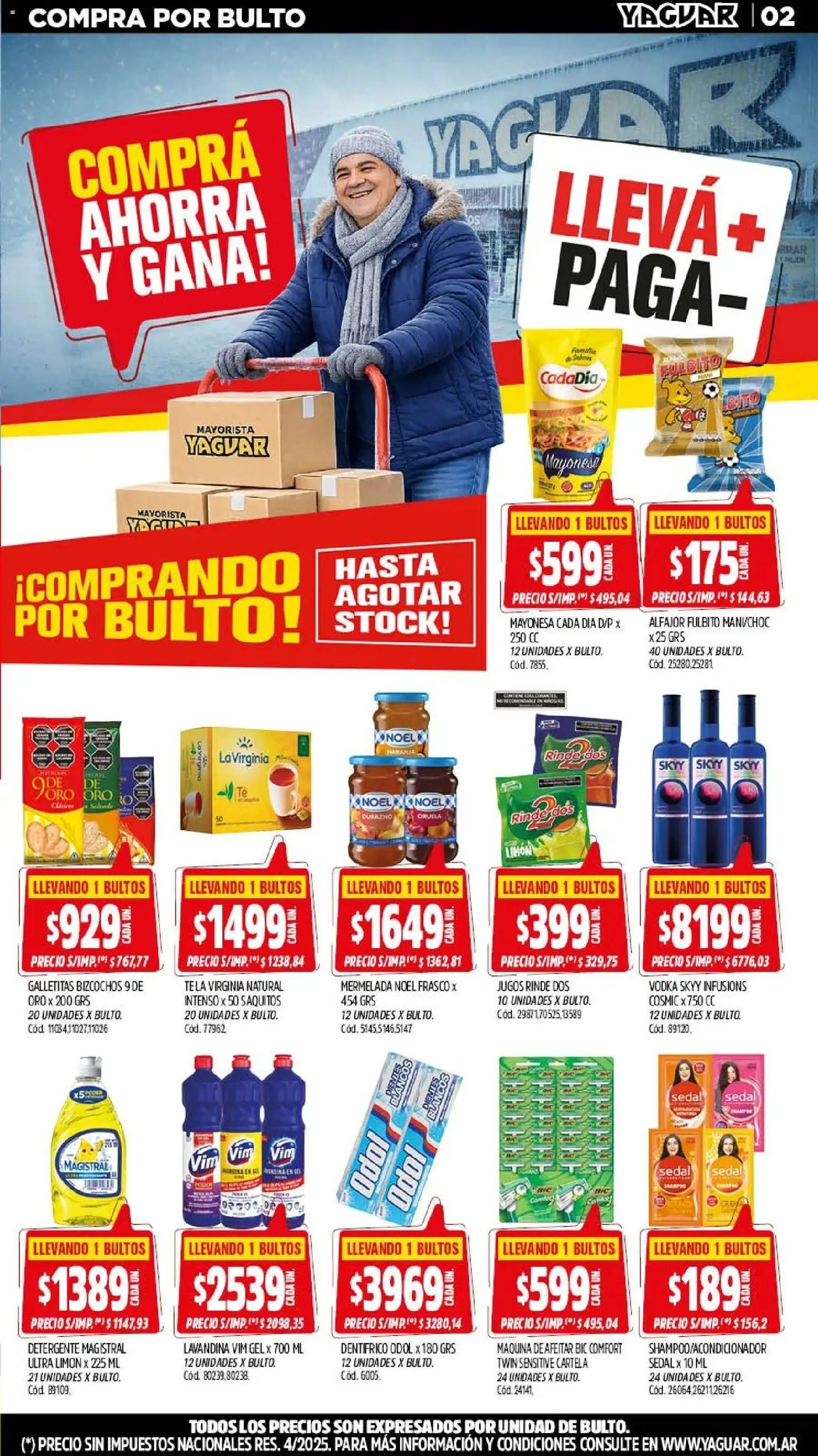 Yaguar - Oferta Semanal Neuquen │ válido desde el 20/07/2026 | Página: 2 | Productos: Detergente, Frasco, Limón, Bizcochos