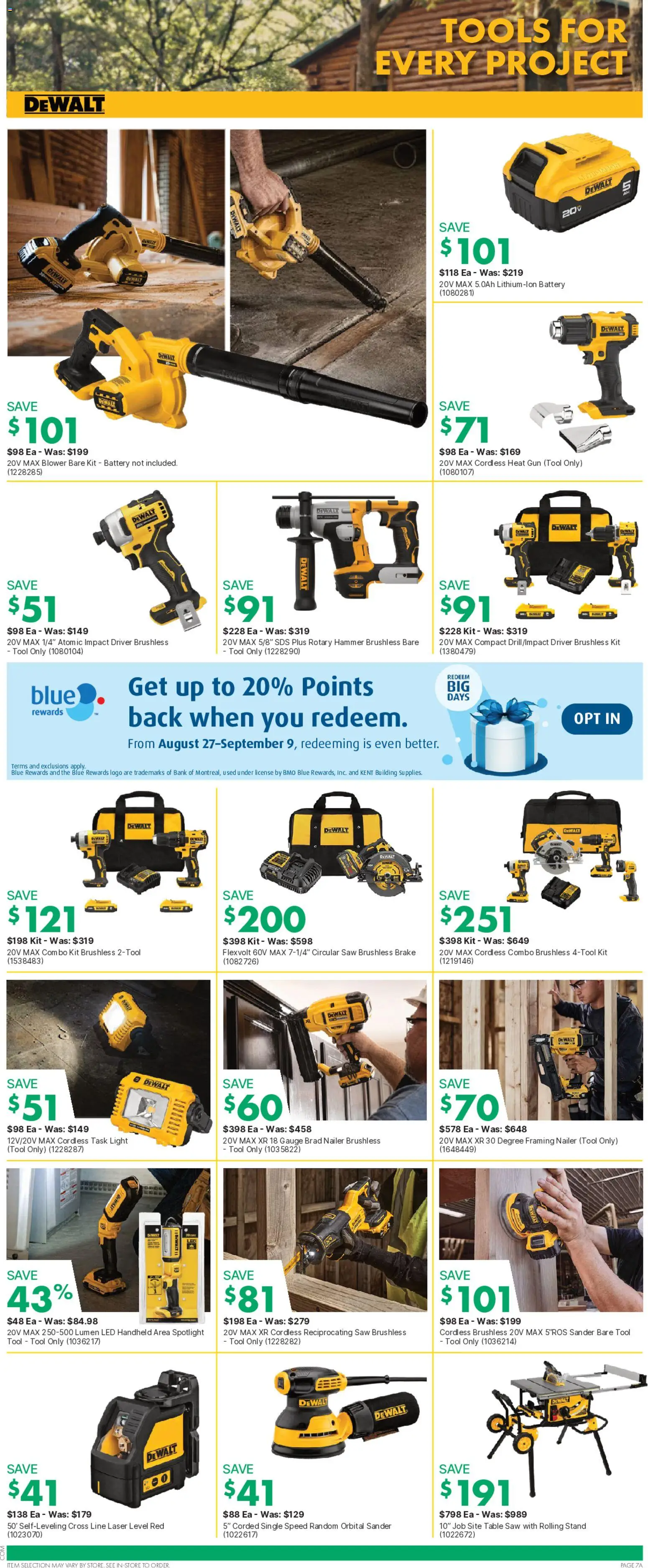 Kent flyer valid from Sep 3, 2026 | Page: 10 | Products: Tools, Table, Battery