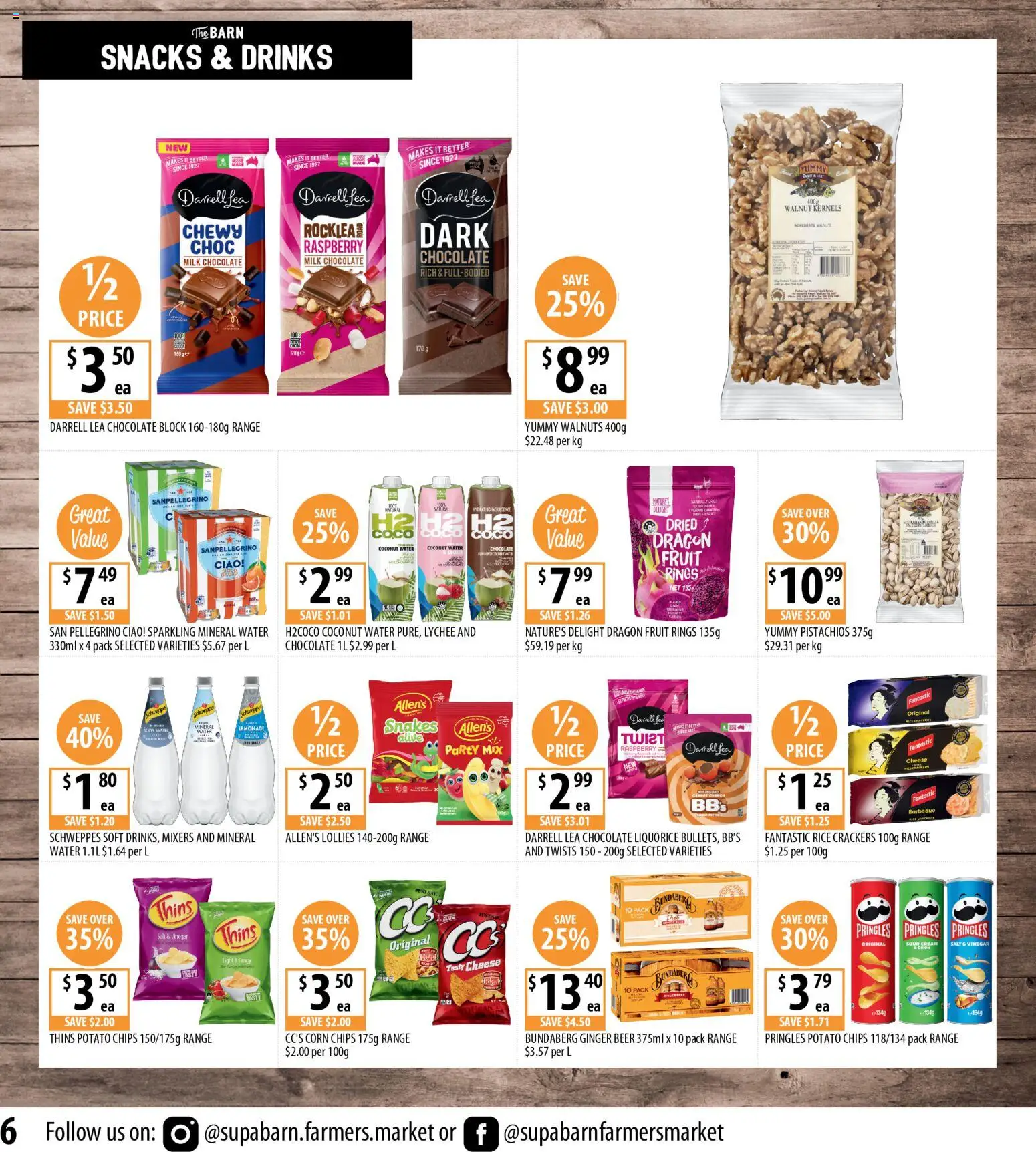 Supabarn catalogue - valid from 10.06.2026 | Page: 6 | Products: Cheese, Chocolate, Beer, Chips