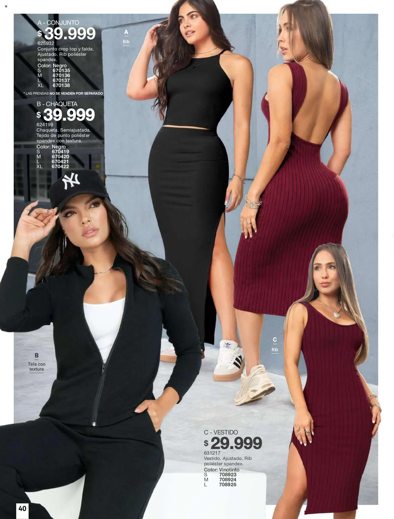 Carmel revista - valida desde el 01/10/2026 | Página: 40 | Productos: Top, Vestido, Conjunto, Chaqueta