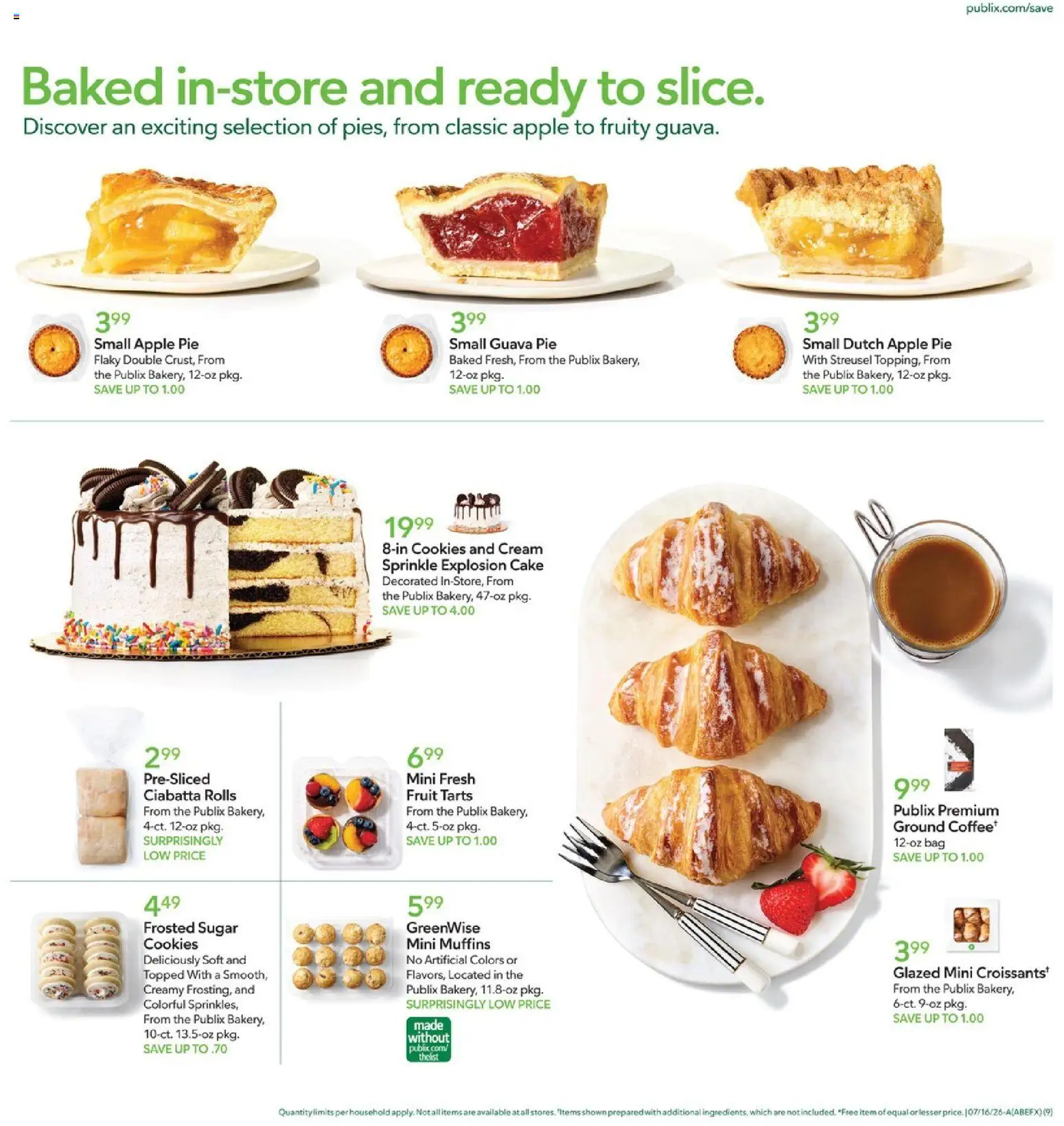 Publix Weekly Ad - valid from 07/15/2026 | Page: 9 | Products: Fruit, Sugar, Bag, Muffins