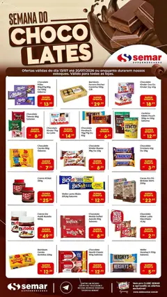 Semar Supermercado ofertas Chocolates - Pré-Visualização do folheto da loja Semar Supermercado, válido de 13/07/2026 | Página: 1