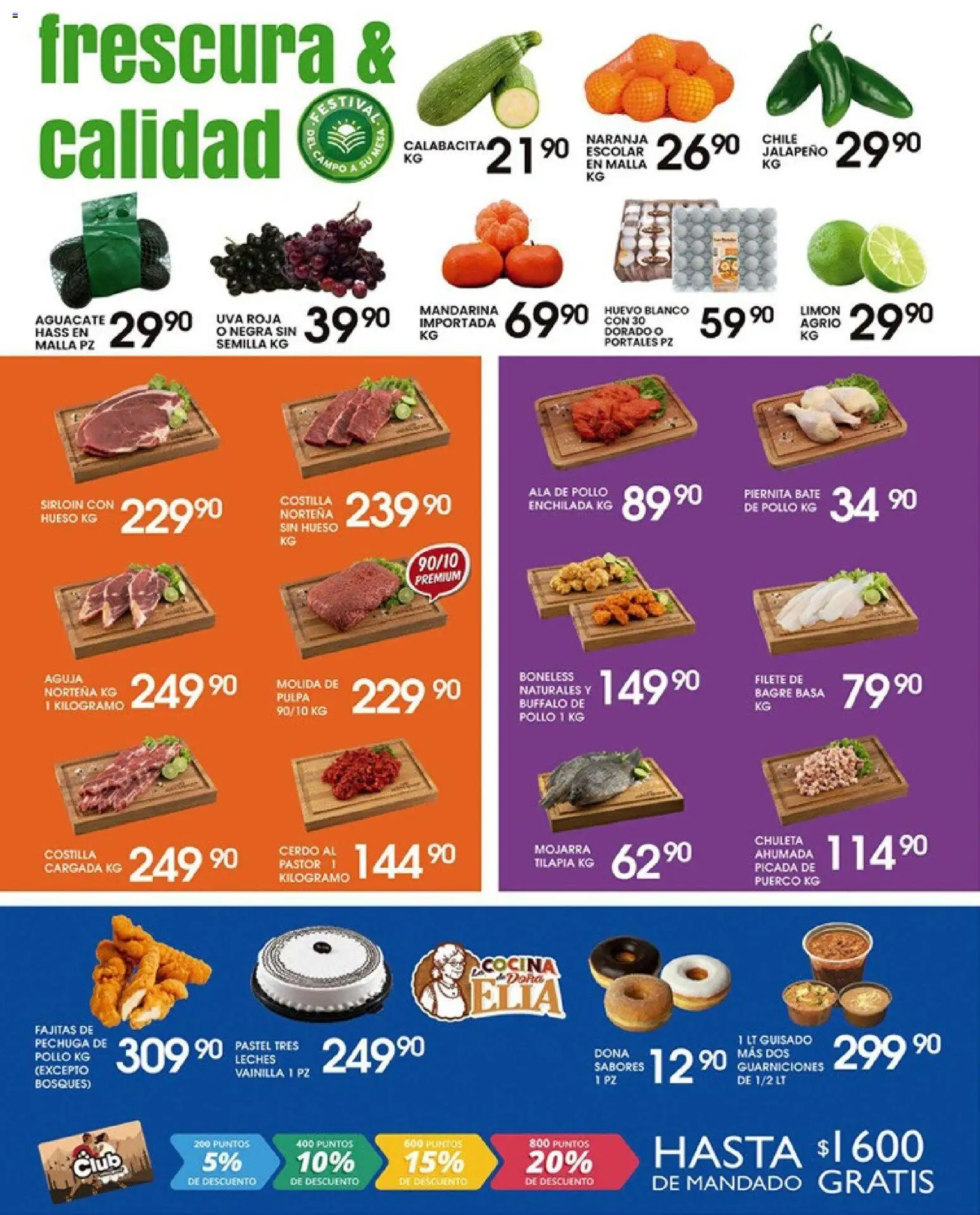 Nuevas ofertas de Alsuper válidas en toda la República Mexicana desde el 29.05.2026. ¡Encuentra las mejores ofertas en Alsuper folleto Chihuahua-Estado! | Página: 2 | Productos: Pollo, Aguacate, Uva, Malla