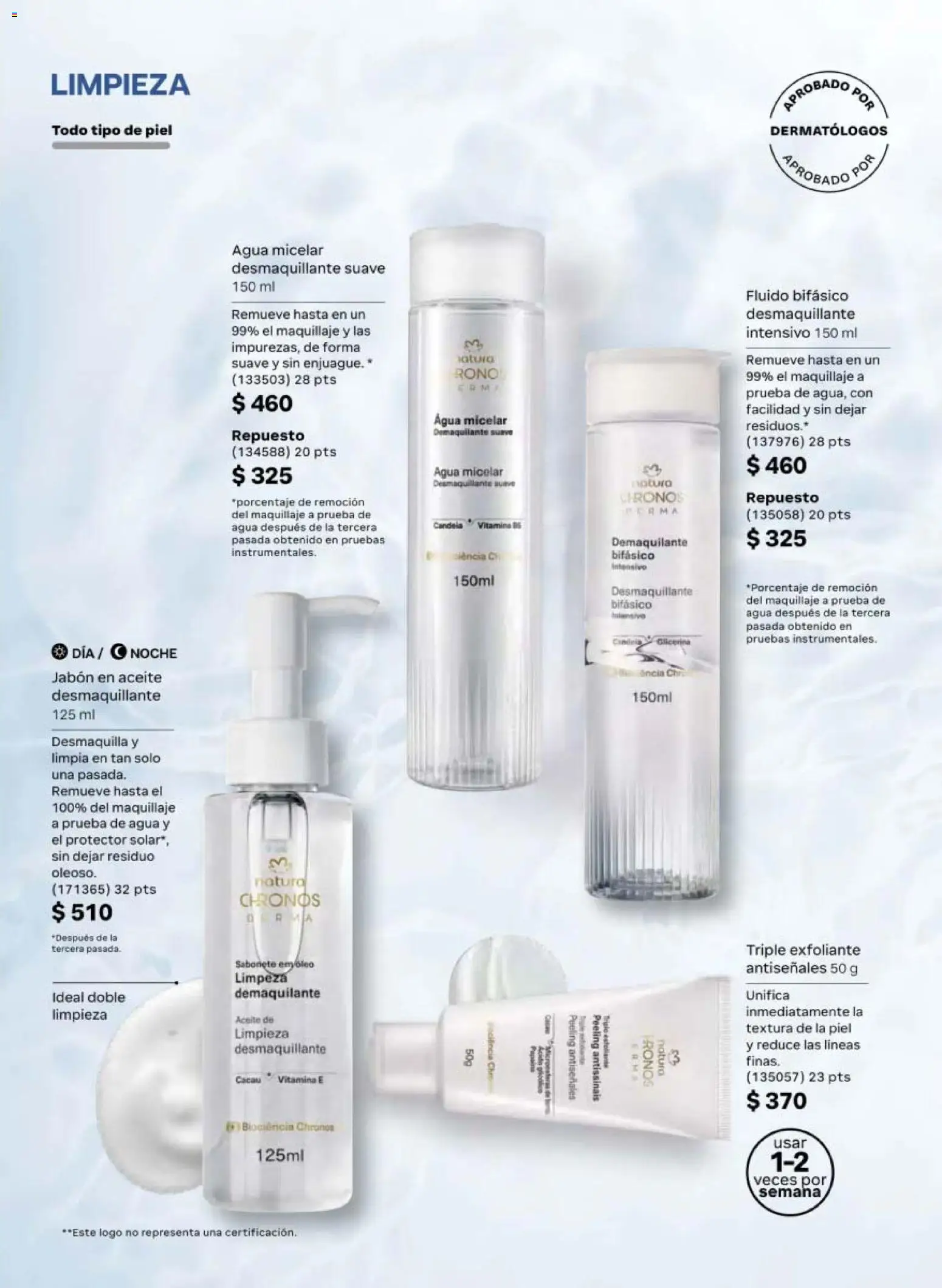 Nuevas ofertas de Natura válidas en toda la República Mexicana desde el 20/02/2026. ¡Encuentra las mejores ofertas en Natura campaña 4 2026! | Página: 77 | Productos: Desmaquillante, Exfoliante, Maquillaje, Protector solar