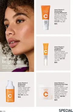 Preview of Avon weekly ads valid from 07/15/2026 | Page: 30 | Products: Vitamin, Brightener, Pineapple, Cream