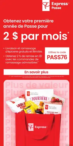 Preview of Maxi weekly flyer / circulaire from shop Maxi valid from Oct 1, 2026 | Page: 19 | Products: Ketchup, Pulled pork, Pastry, Pork