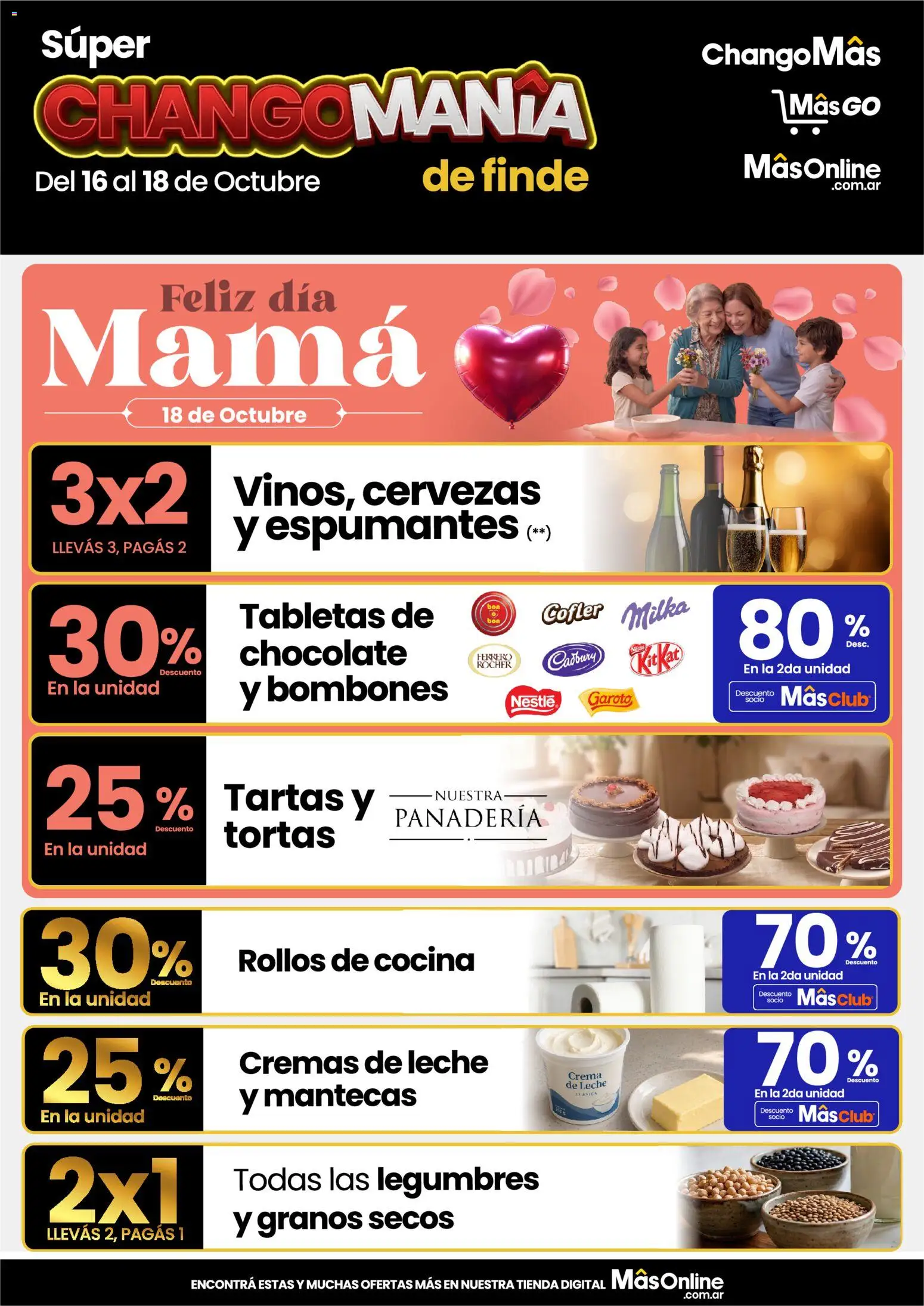 Changomas - Super Changomanía de finde │ válido desde el 16/10/2026 | Página: 1