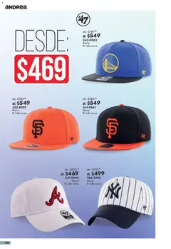 Vista previa de Andrea catálogo Outlet, nuevo folleto de la tienda, válido en México a partir del 13/09/2026 | Página: 260 | Productos: Gorra