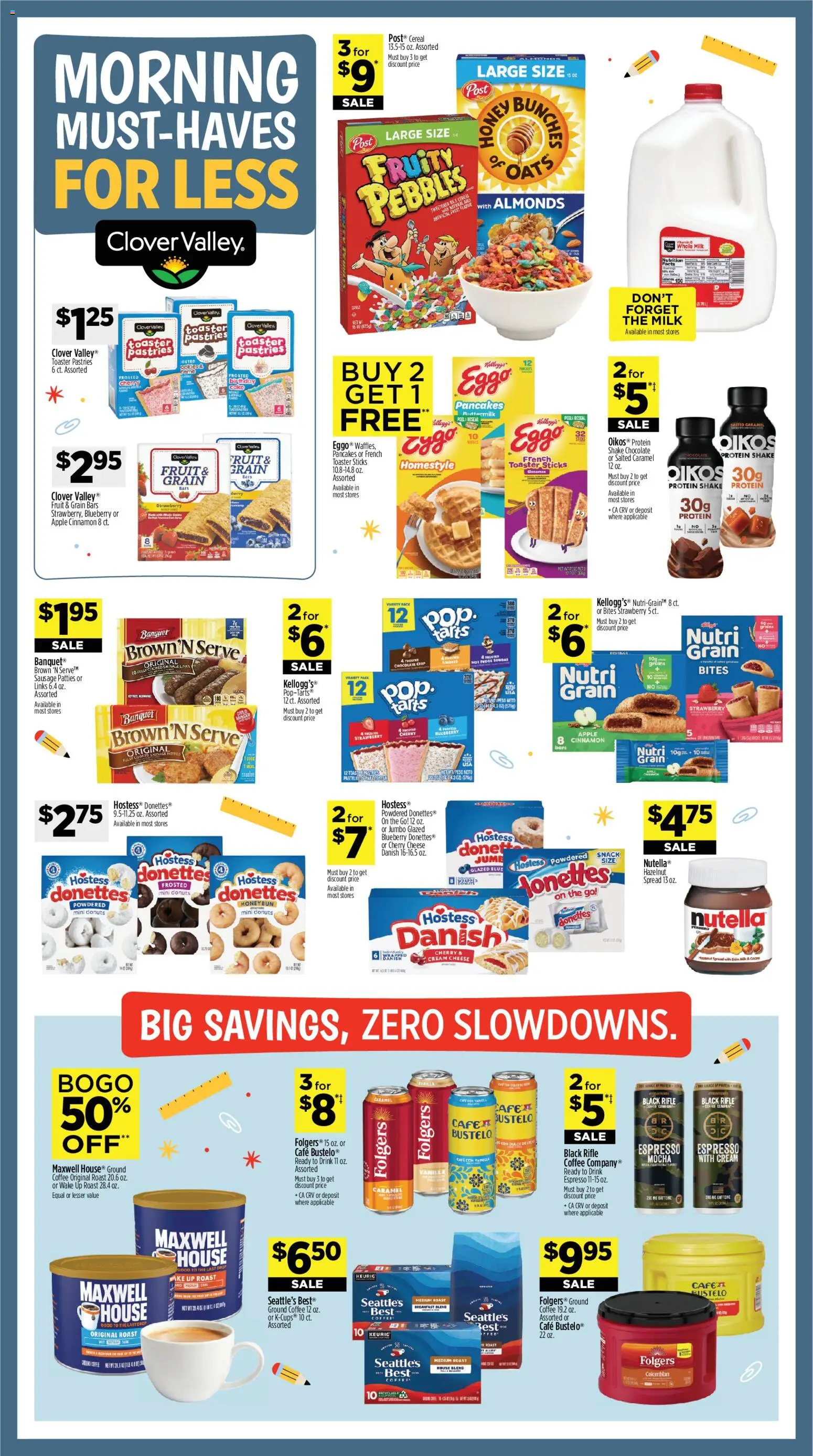 Dollar General Weekly Ad - TX - valid from 08/02/2026 | Page: 5 | Products: Milk, Chocolate, Sausage, Rifle