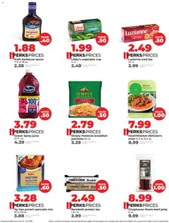 Preview of HyVee weekly ads valid from 15.06.2026 | Page: 8 | Products: Juice, Tea, Potatoes, Sauce