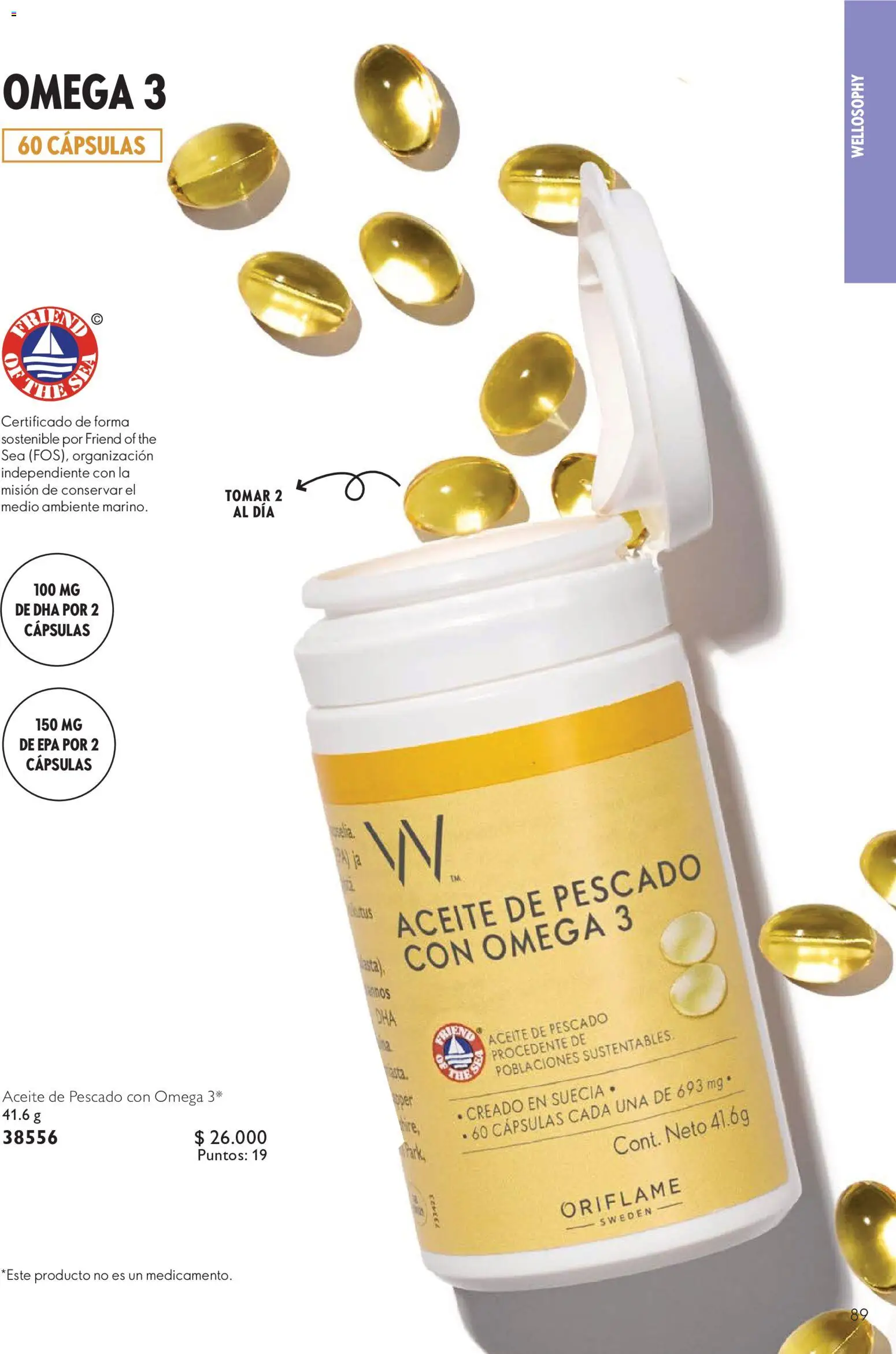 Oriflame catálogo │ válido desde el 11.09.2026 | Página: 89 | Productos: Omega 3, Aceite de pescado, Aceite, Omega