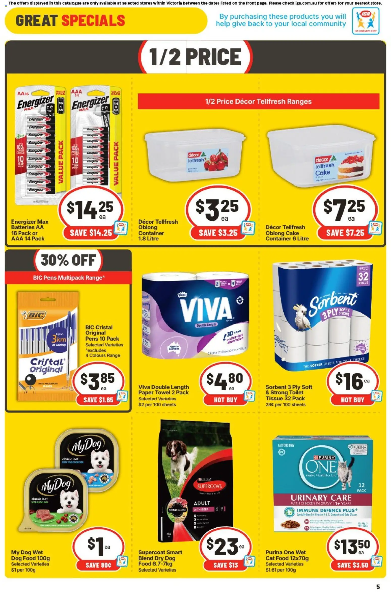 Ritchies catalogue - valid from 03.06.2026 | Page: 5 | Products: Decor, Toilet, Dog food, Batteries