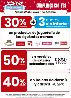 Vista previa Coto - Hogar Clases válido desde el 02/10/2026