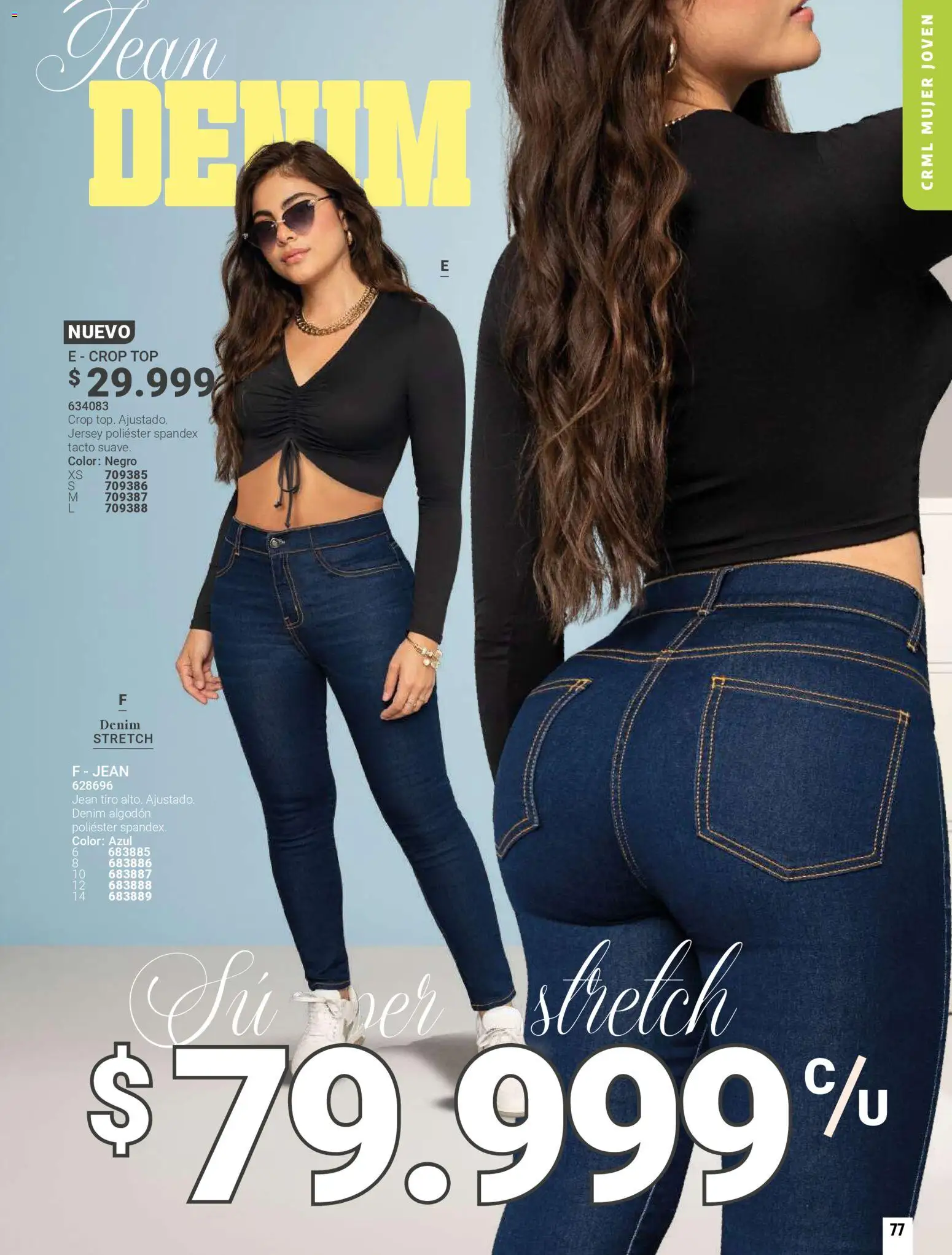 Carmel revista - valida desde el 01.05.2026 | Página: 77 | Productos: Algodón, Jean, Top