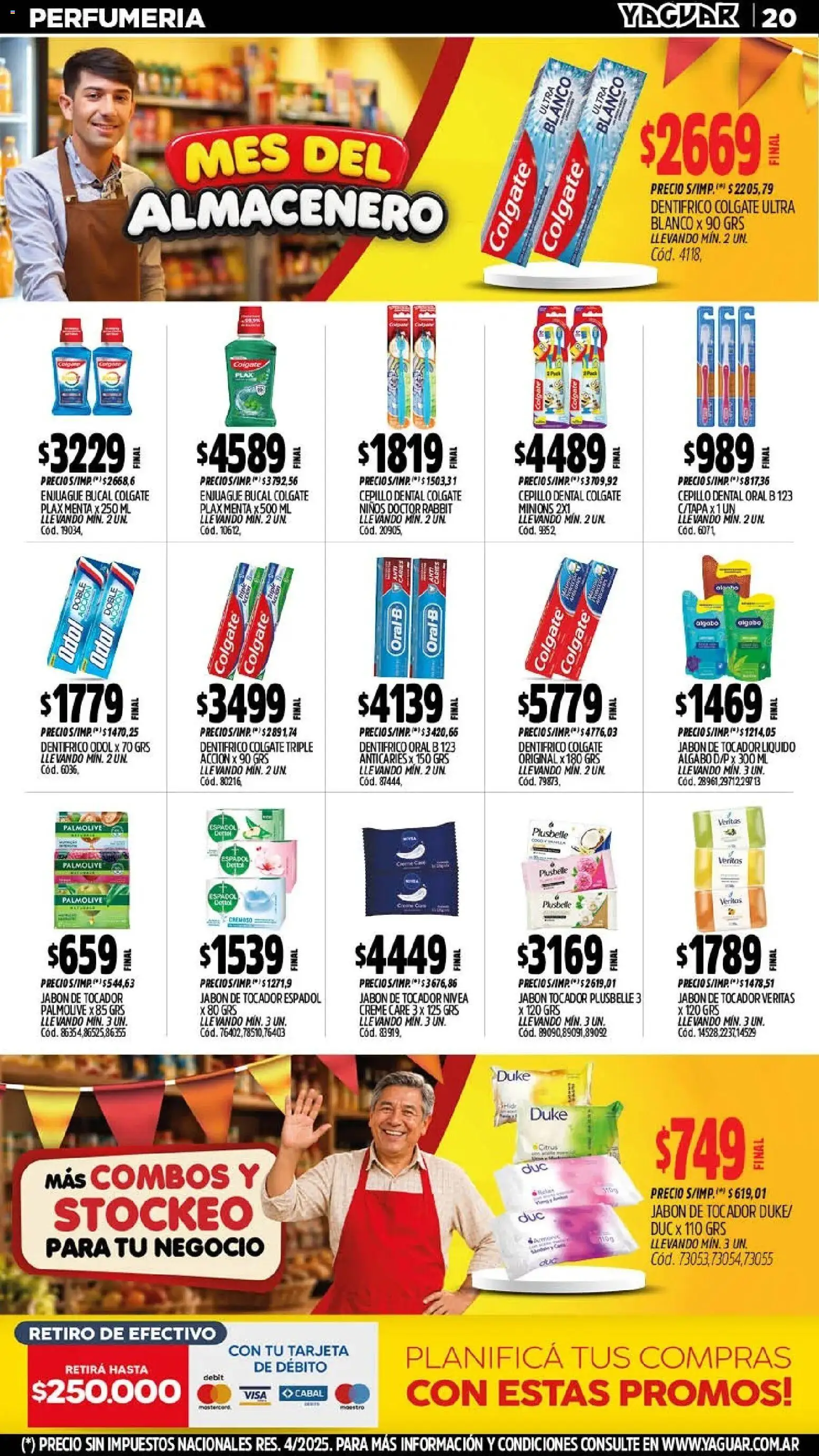 Yaguar - Oferta Semanal Salta │ válido desde el 21/09/2026 | Página: 21 | Productos: Cepillo, Jabón, Enjuague bucal
