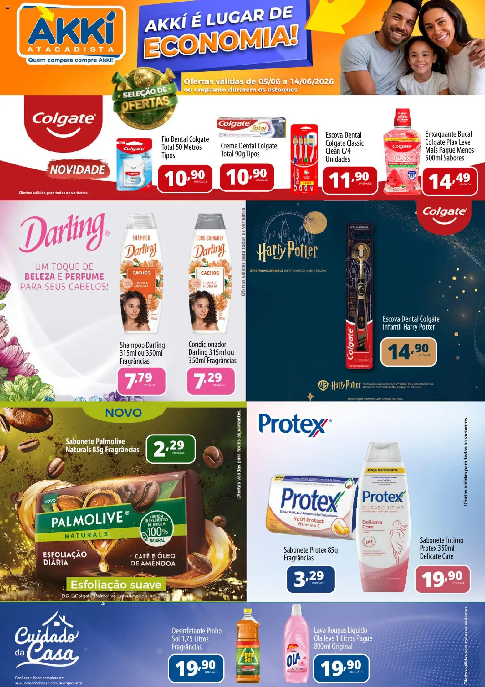 Akki Atacadista Folheto - válido de 05.06.2026 | Página: 2 | Produtos: Shampoo, Óleo, Roupas, Fio dental