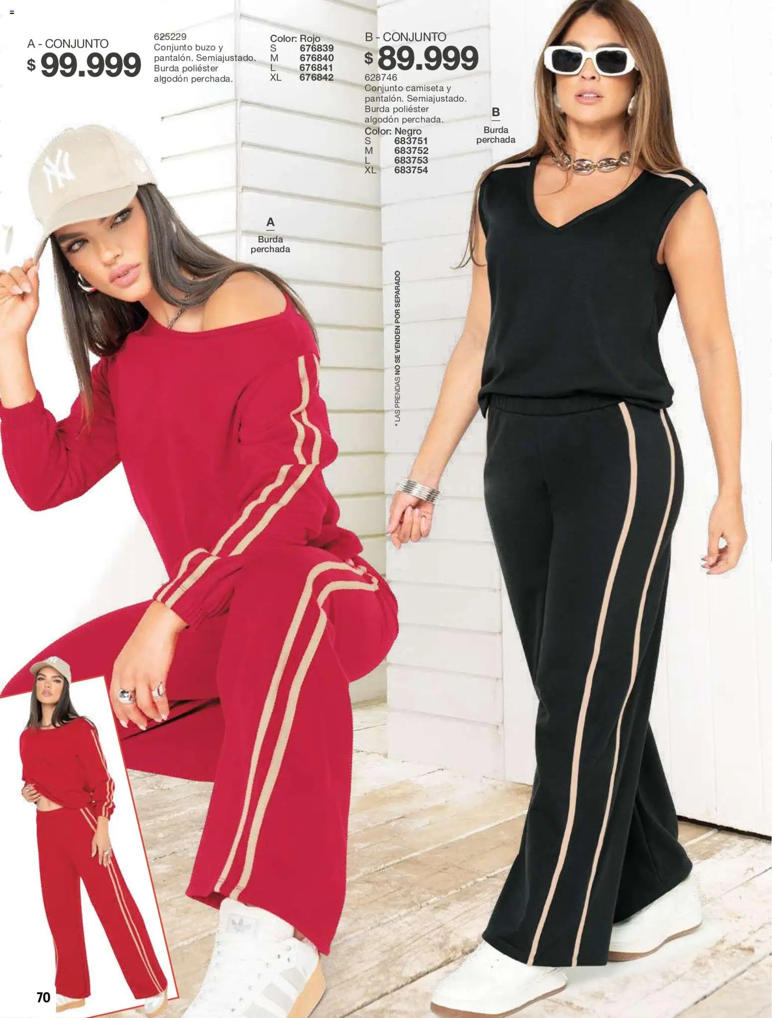 Carmel revista - valida desde el 01/10/2026 | Página: 70 | Productos: Algodón, Buzo, Camiseta, Conjunto