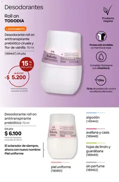 Vista previa Catálogo Natura Ciclo 7 válido desde el 06.05.2026 | Página: 205 | Productos: Algodón, Desodorante, Limón, Ropa