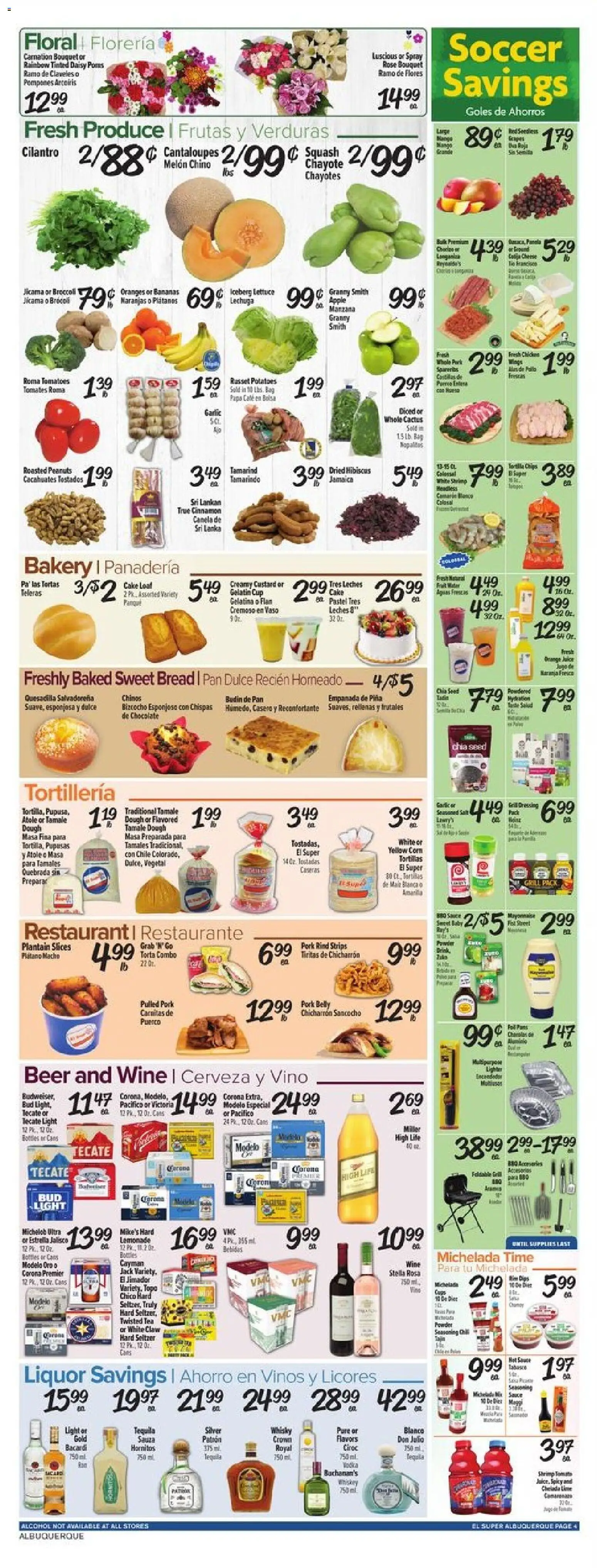 El Super Weekly Ad - NM - valid from 03.06.2026 | Page: 4 | Products: Corn, Pan, Chocolate, Garlic