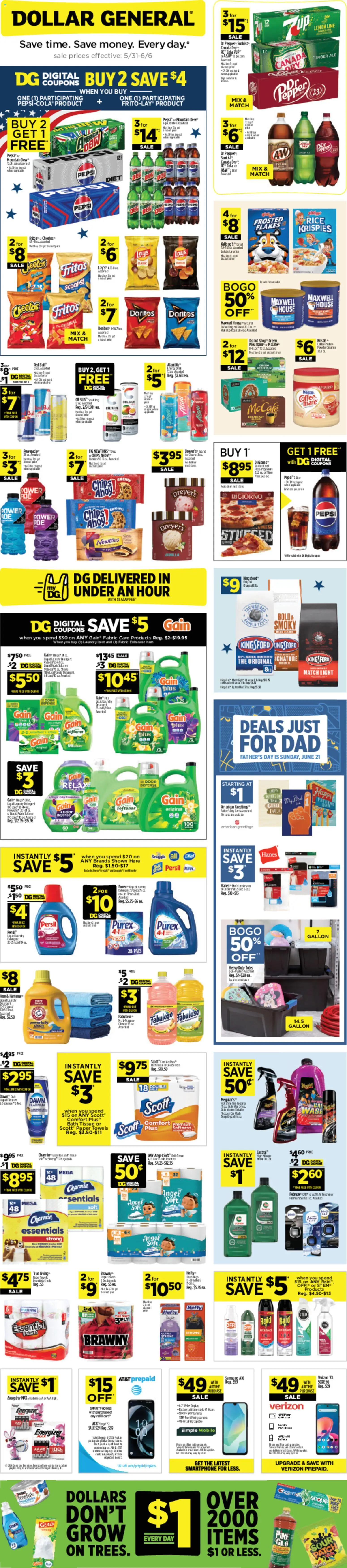 Dollar General Weekly Ad - valid from 31.05.2026 | Page: 1