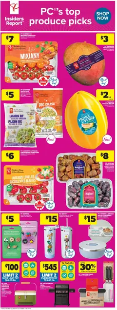 Preview of Real Canadian Superstore weekly flyer / circulaire from shop Real Canadian Superstore valid from 11.06.2026 | Page: 9 | Products: Salad, PC, Socks, Tomatoes