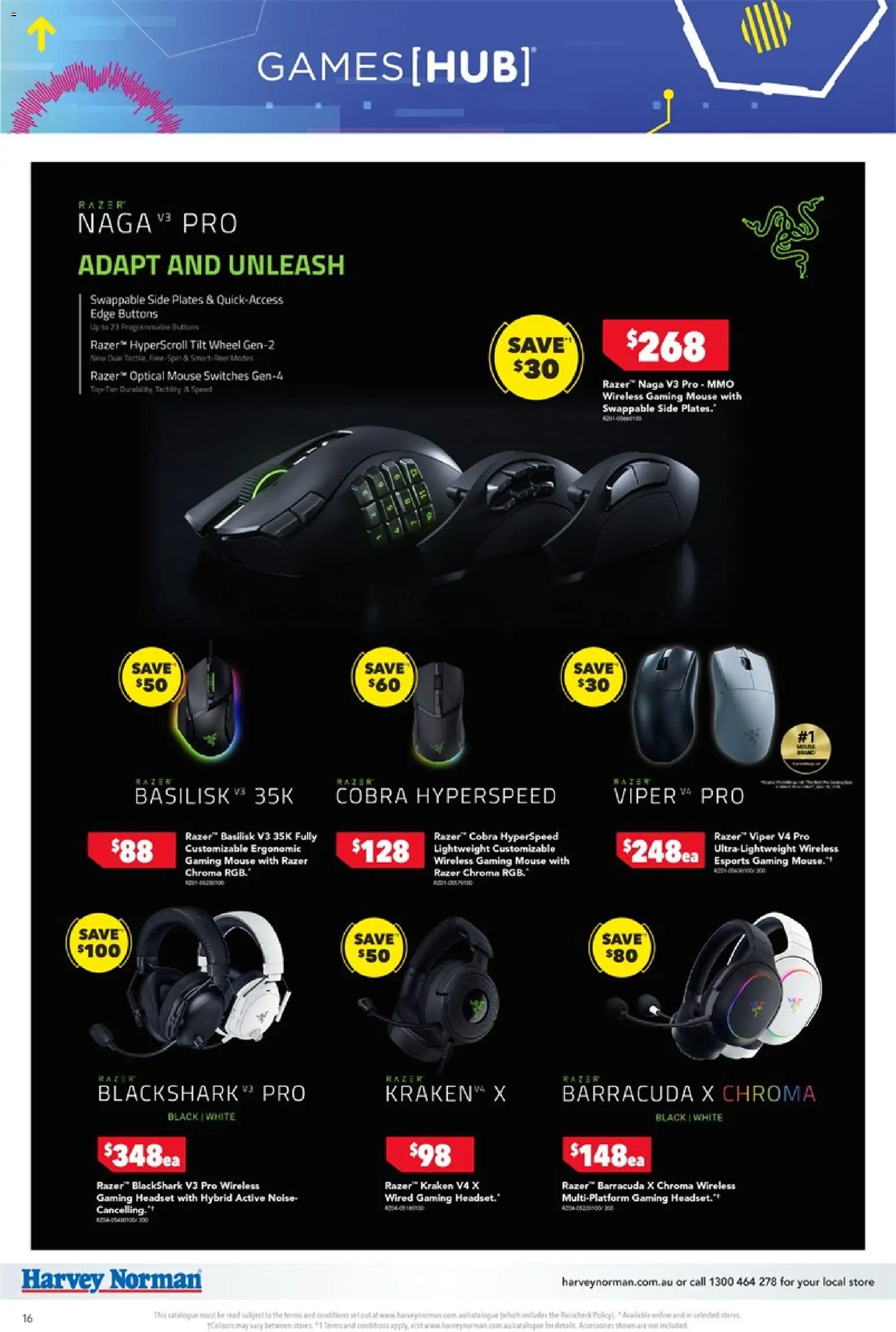 Harvey Norman catalogue - valid from 01/10/2026 | Page: 16 | Products: Ergonomic, Accessories, Mouse, Headset