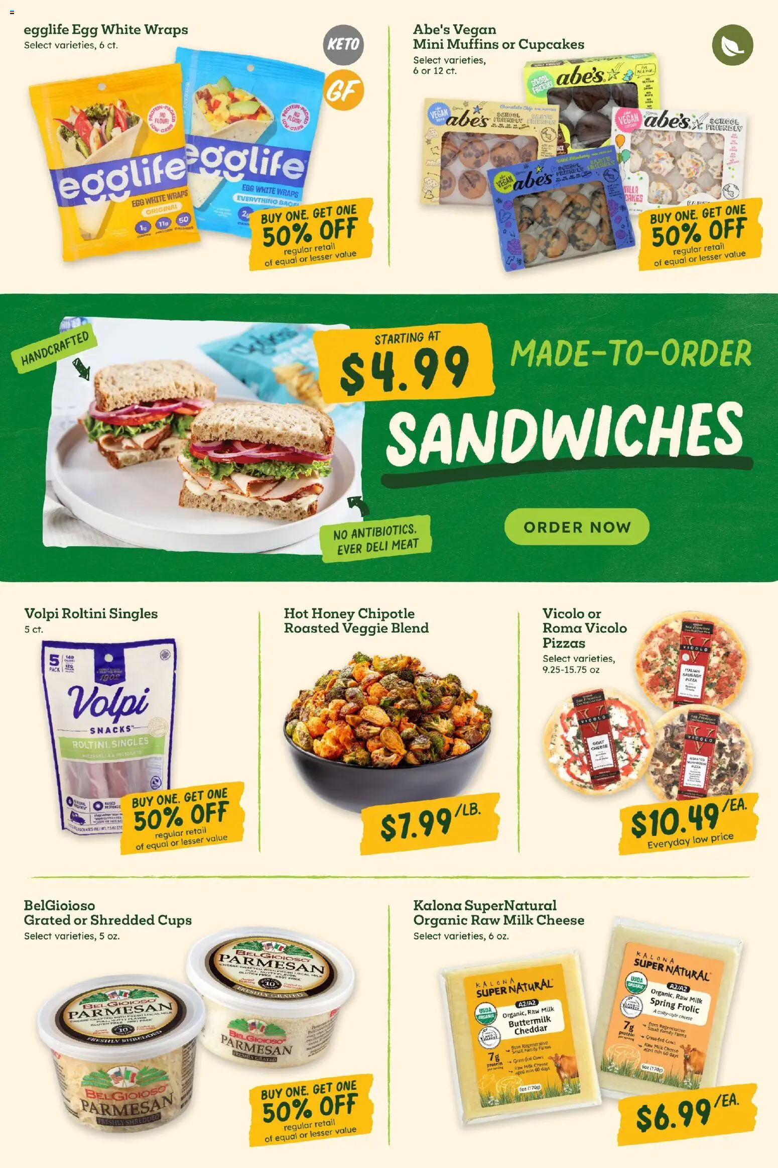 Sprouts Weekly Ad - valid from 08/12/2026 | Page: 7 | Products: Meat, Prosciutto, Snacks, Mozzarella