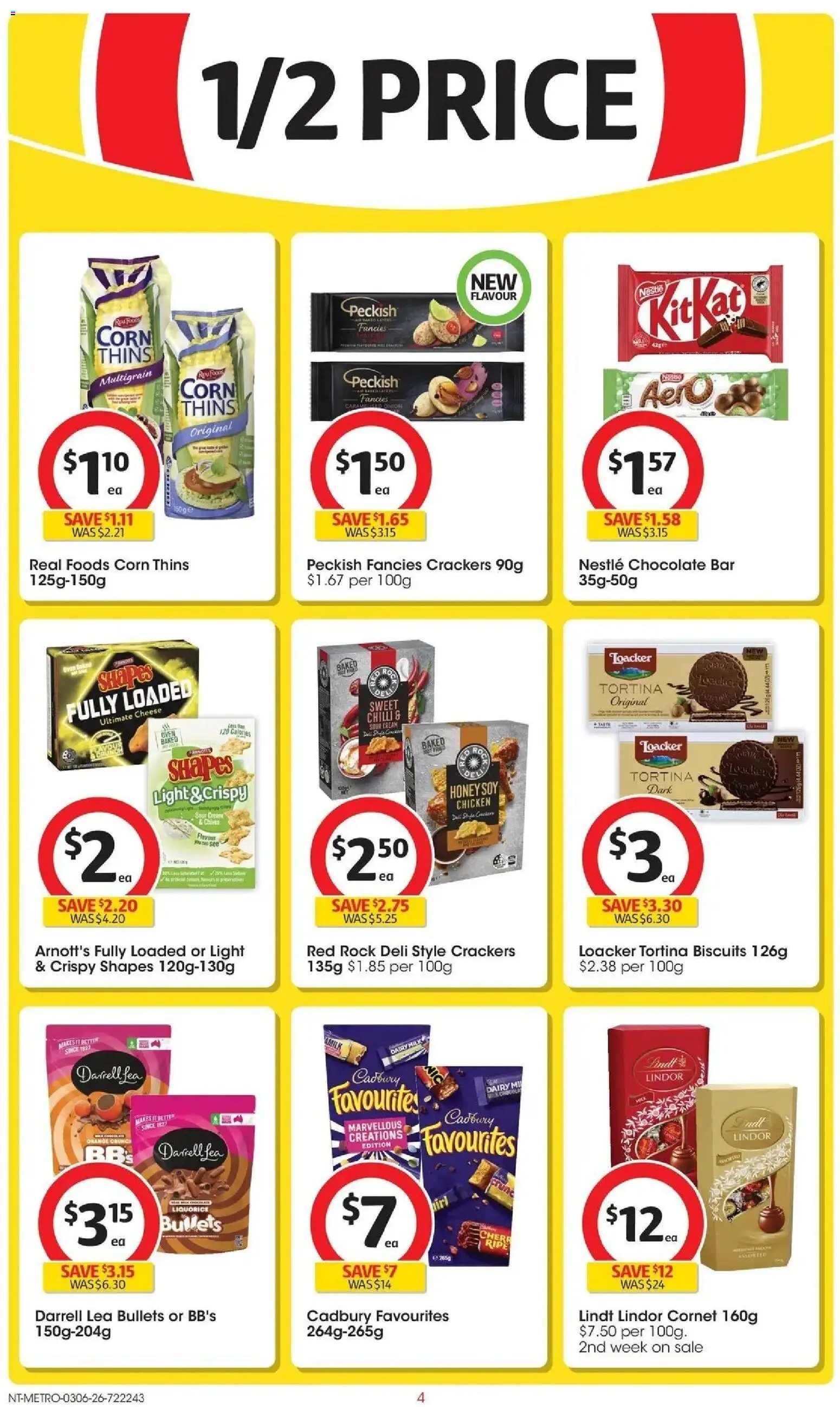 Coles catalogue - valid from 02.06.2026 | Page: 4 | Products: Cheese, Chocolate, Honey, Cream