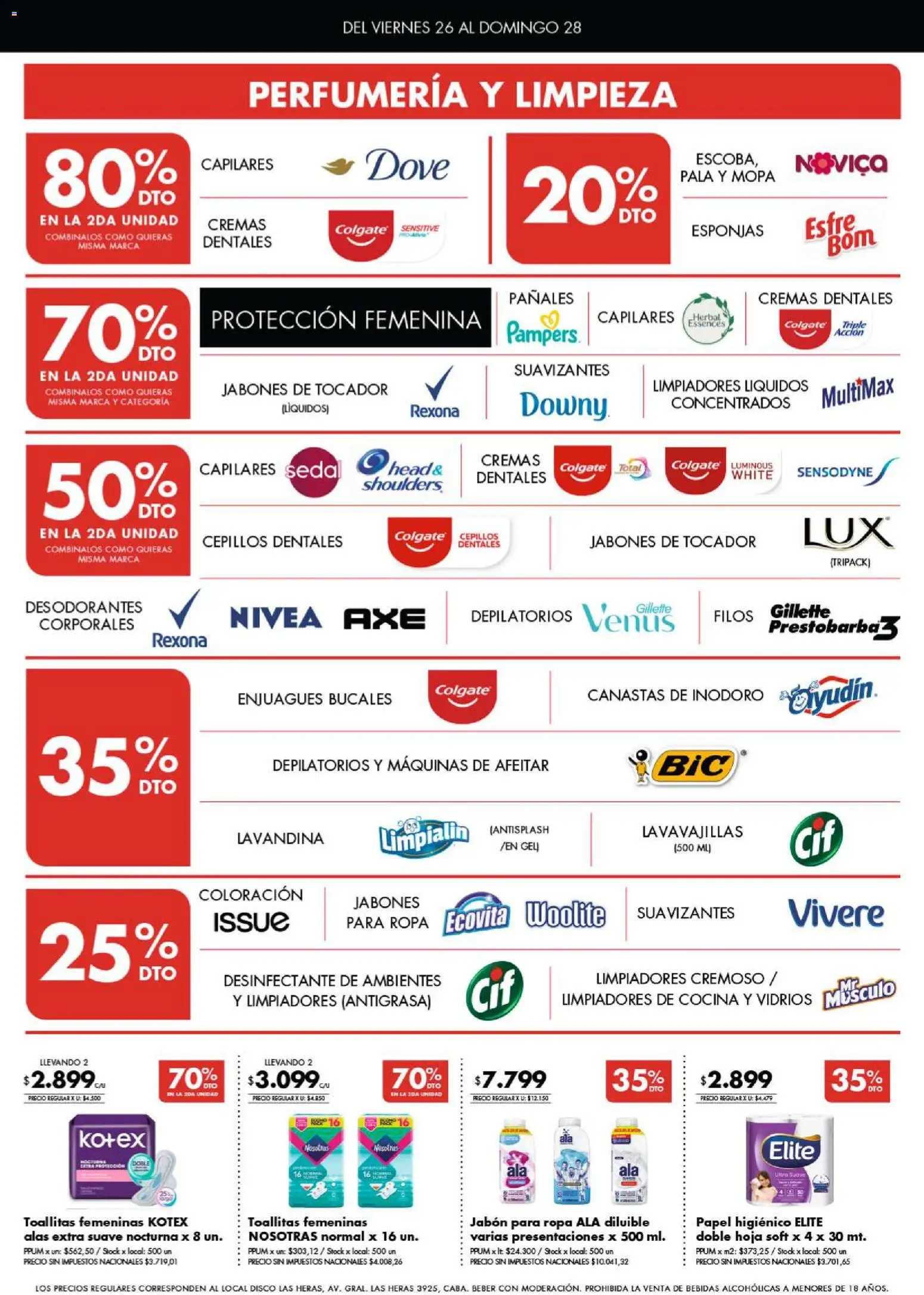 Disco - Ofertas | Córdoba │ válido desde el 25/06/2026 | Página: 6 | Productos: Antigrasa, Papel higiénico, Disco, Ropa