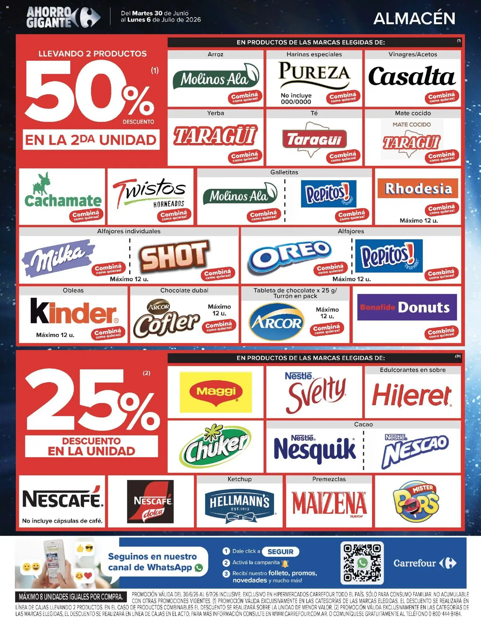 Carrefour - Carrefour Hiper │ válido desde el 30/06/2026 | Página: 7 | Productos: Tableta, Ketchup, Chocolate, Arroz