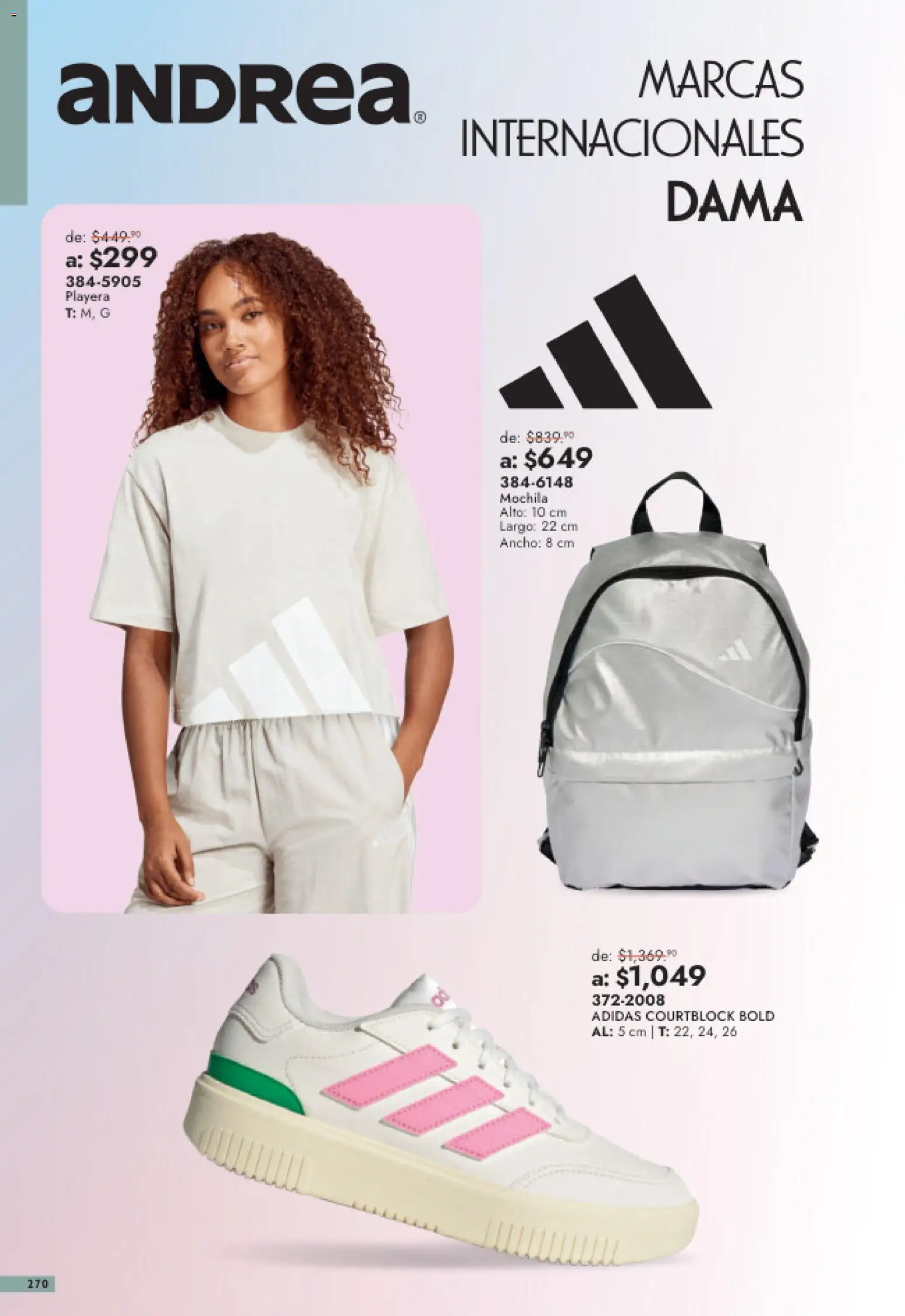 Nuevas ofertas de Andrea válidas en toda la República Mexicana desde el 26/07/2026. ¡Encuentra las mejores ofertas en Andrea catálogo Outlet! | Página: 270