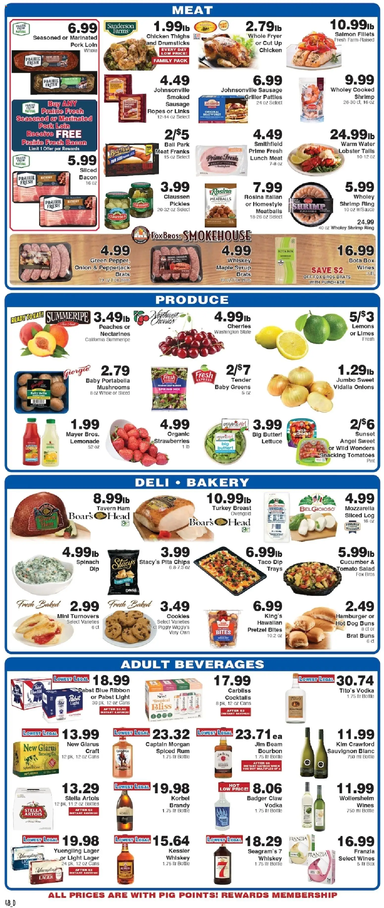 Piggly Wiggly Weekly Ad - valid from 06/24/2026 | Page: 6 | Products: Fryer, Tomatoes, Strawberries, Water