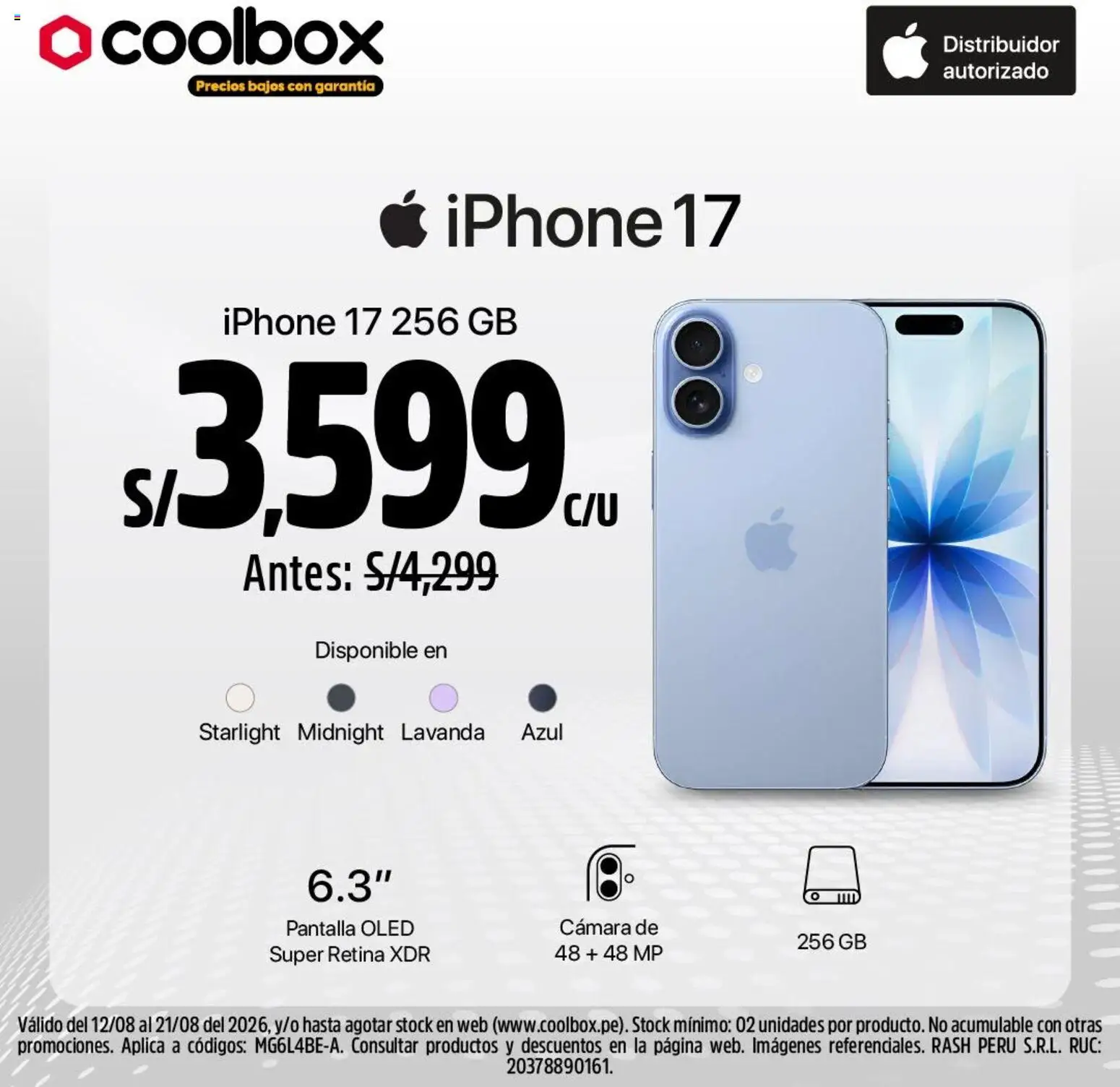Catálogo Coolbox válido desde 12/08/2026 | Página: 6 | Productos: Cámara