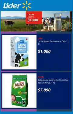 Lider Ofertas  válido desde el 11.05.2026 | Página: 4 | Productos: Vitaminas, Caja, Leche, Chocolate