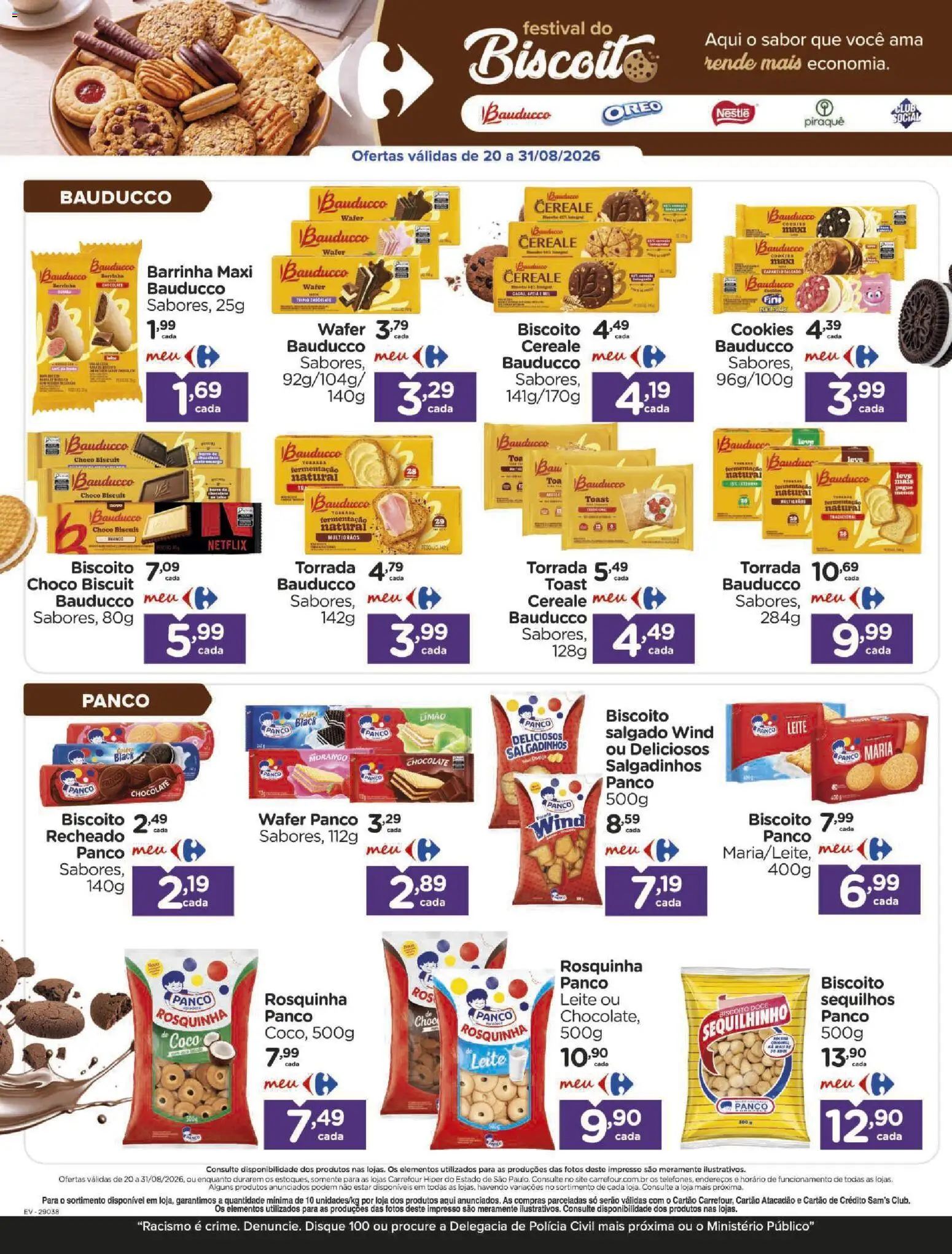 Carrefour Folheto - válido de 21/08/2026 | Página: 2 | Produtos: Coco, Leite, Chocolate, Rosquinha