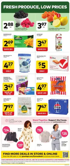 Preview of Clementines, mandarins or bagged lemons, 2 lb clementines, mandarins or bagged lemons from shop Giant Tiger valid from Sep 16, 2026 | Page: 2