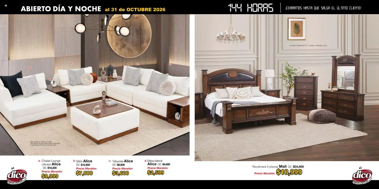 Nuevas ofertas de Muebles Dico válidas en toda la República Mexicana desde el 22/01/2026. ¡Encuentra las mejores ofertas en Muebles Dico catálogo! | Página: 23