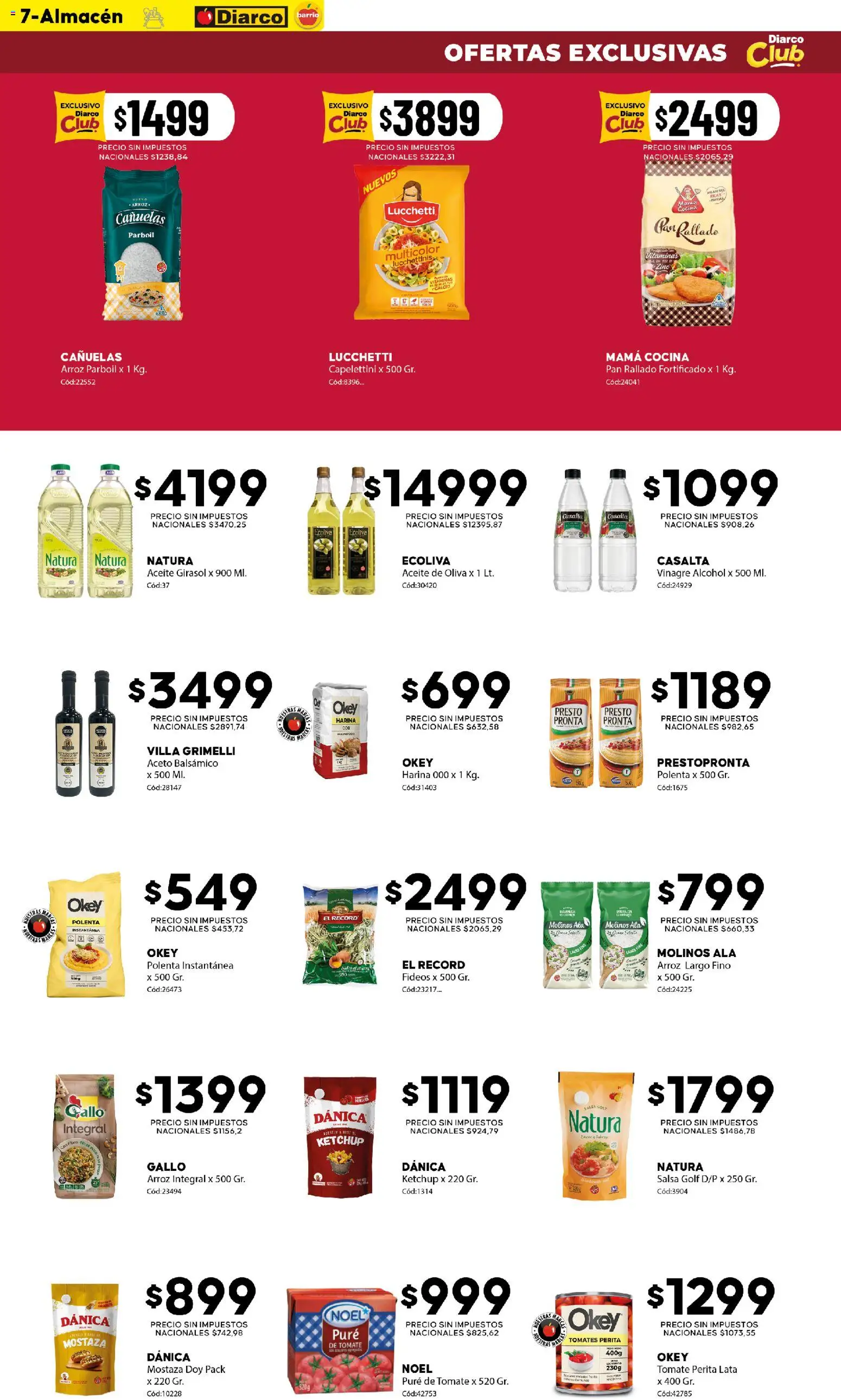Diarco - Ofertas Diarco Barrio │ válido desde el 03/08/2026 | Página: 7