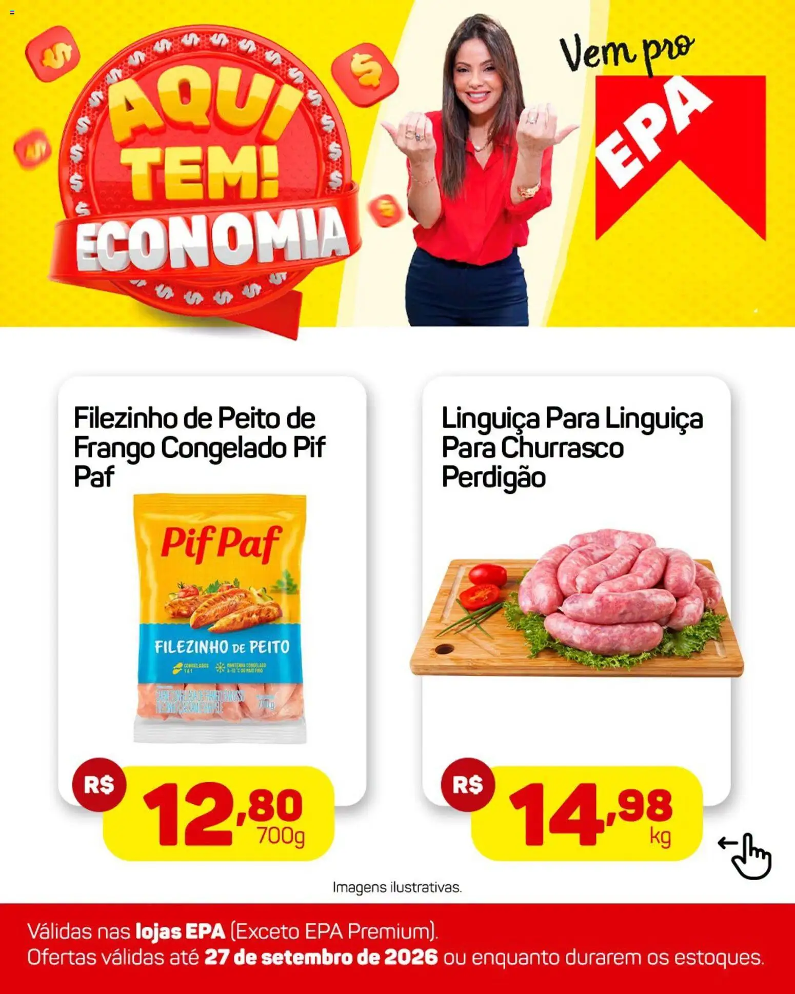 EPA Folheto - válido de 21/09/2026 | Página: 2 | Produtos: Linguiça, Frango, Peito de frango