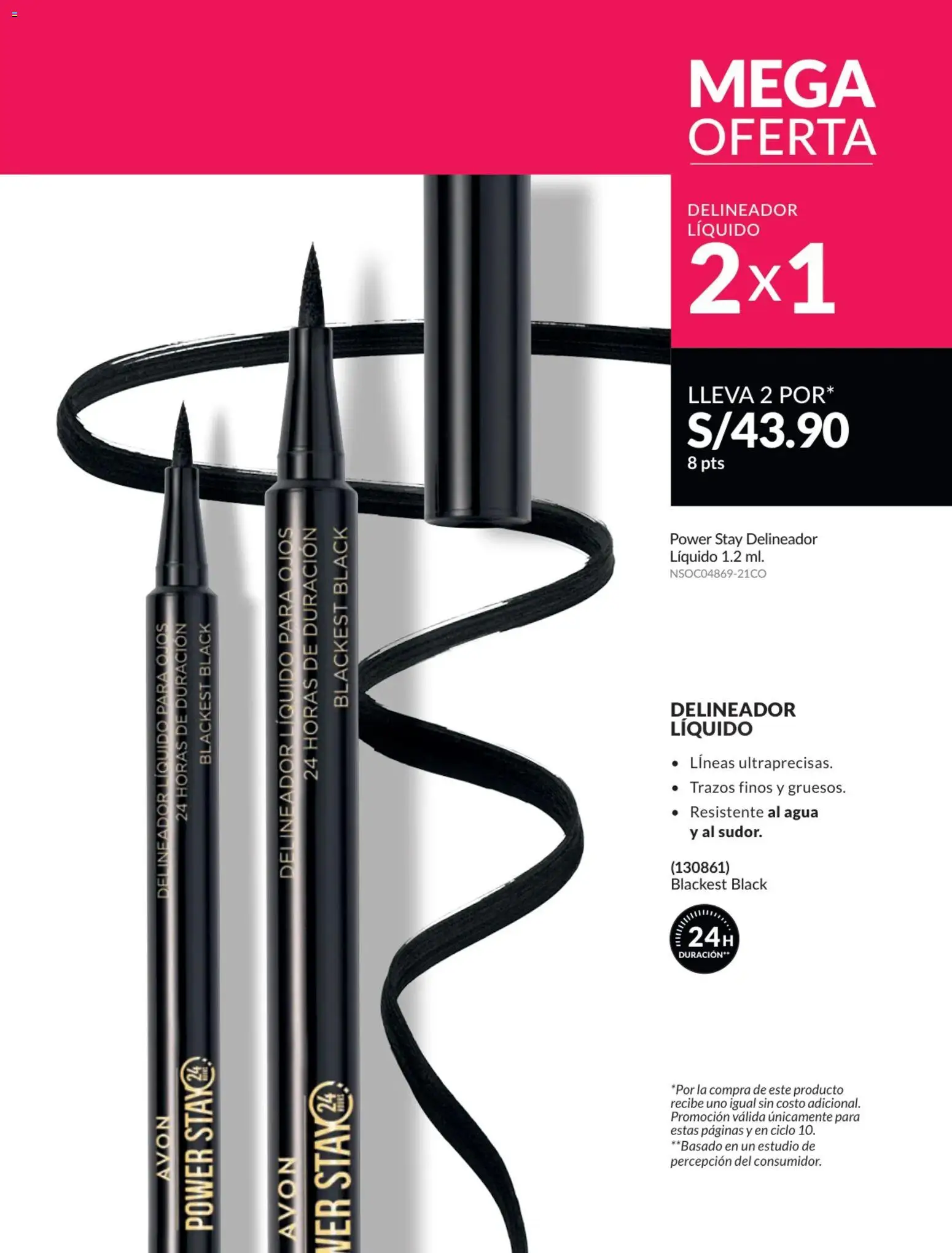 Catálogo Avon válido desde 17.06.2026 | Página: 23 | Productos: Delineador