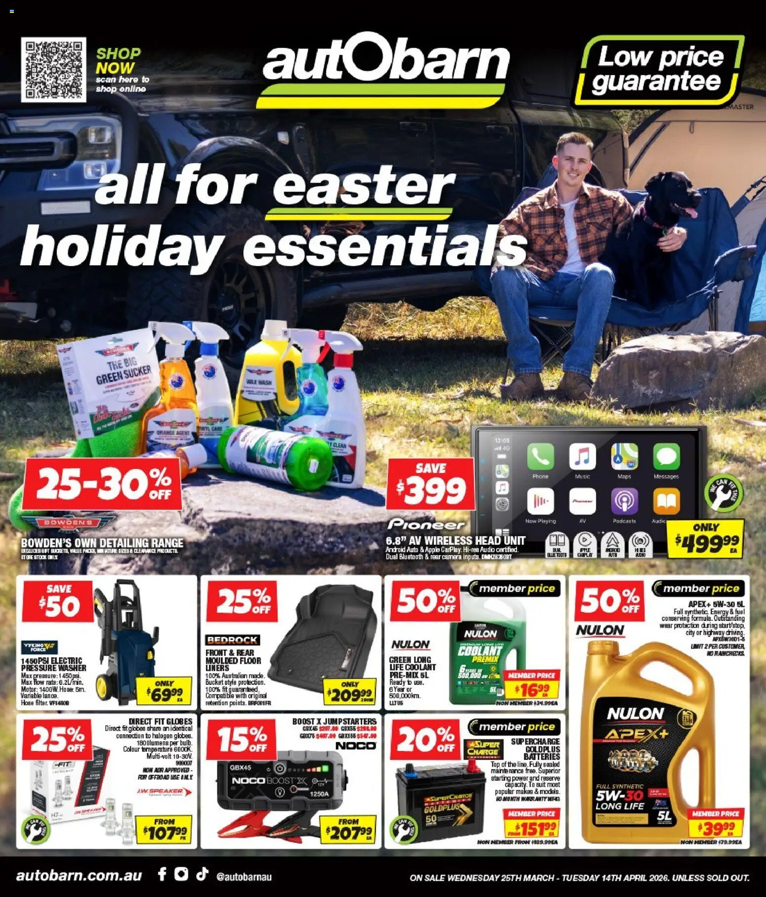 Autobarn catalogue - valid from 25.03.2026 | Page: 1 | Products: Phone, Camera, Audio, Washer