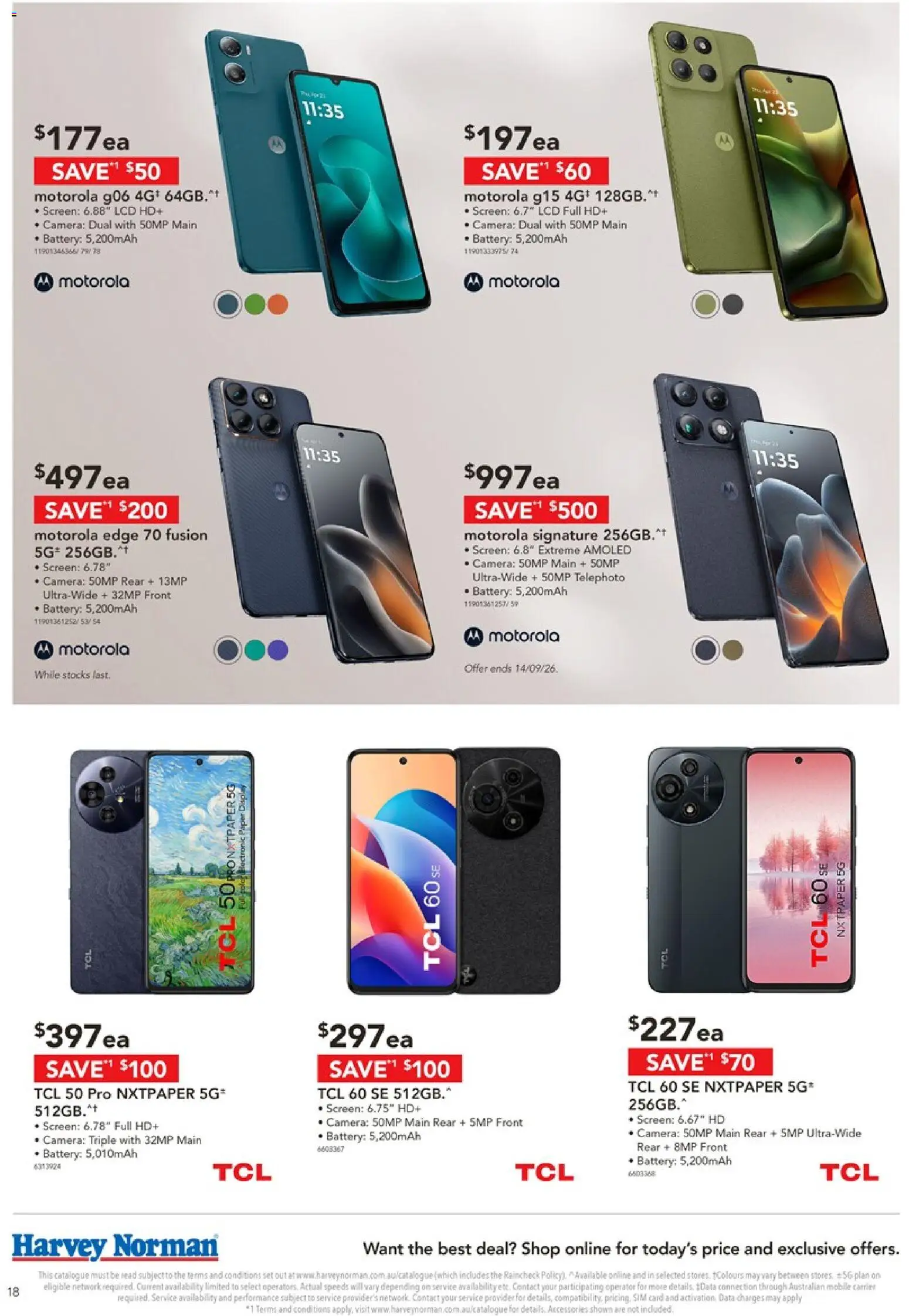 Harvey Norman catalogue - valid from 16/09/2026 | Page: 18 | Products: Battery, Accessories, Camera, Mobile