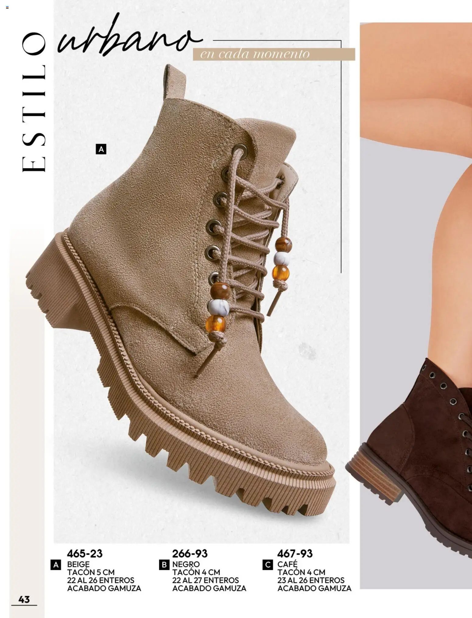 Nuevas ofertas de Cklass válidas en toda la República Mexicana desde el 08/07/2026. ¡Encuentra las mejores ofertas en Cklass catálogo Botas y botines! | Página: 44 | Productos: Café, Gamuza