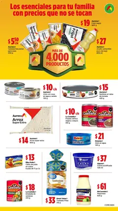 Vista previa de Bodega Aurrerá Los esenciales para tu familia con precios que no se tocan, nuevo folleto de la tienda, válido en México a partir del 21/09/2026 | Página: 4