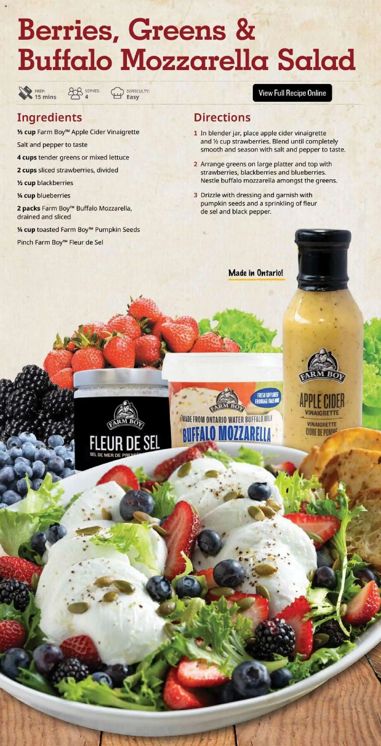 Farm Boy flyer valid from Jul 9, 2026 | Page: 7 | Products: Salad, Milk, Pumpkin