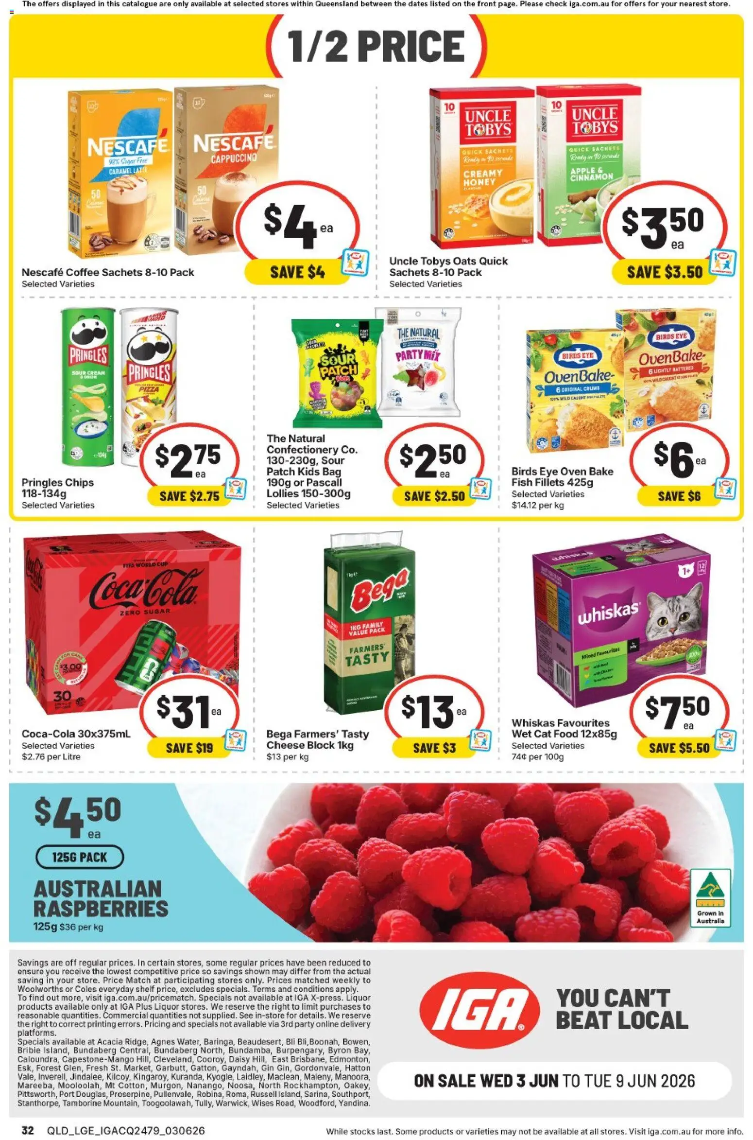 IGA catalogue - valid from 03.06.2026 | Page: 32 | Products: Fish, Sour cream, Bag, Oven