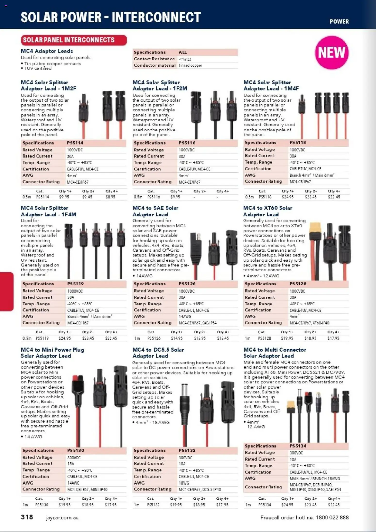 Jaycar catalogue - valid from 31/08/2026 | Page: 316 | Products: Adaptor, Connector
